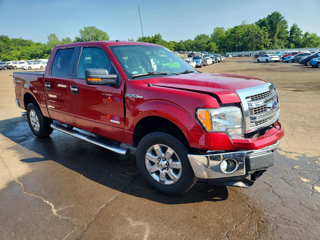 2013 Ford F150 Supercrew Бордовый vin: 1FTFW1ET9DKG15643