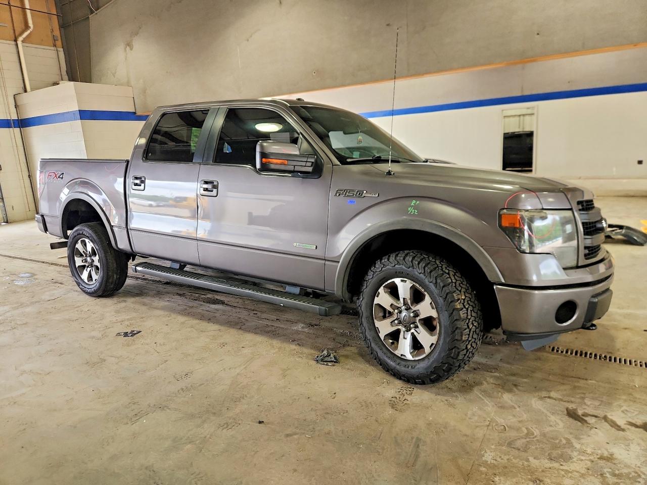 2013 Ford F150 Supercrew Gray vin: 1FTFW1ET9DKG20129
