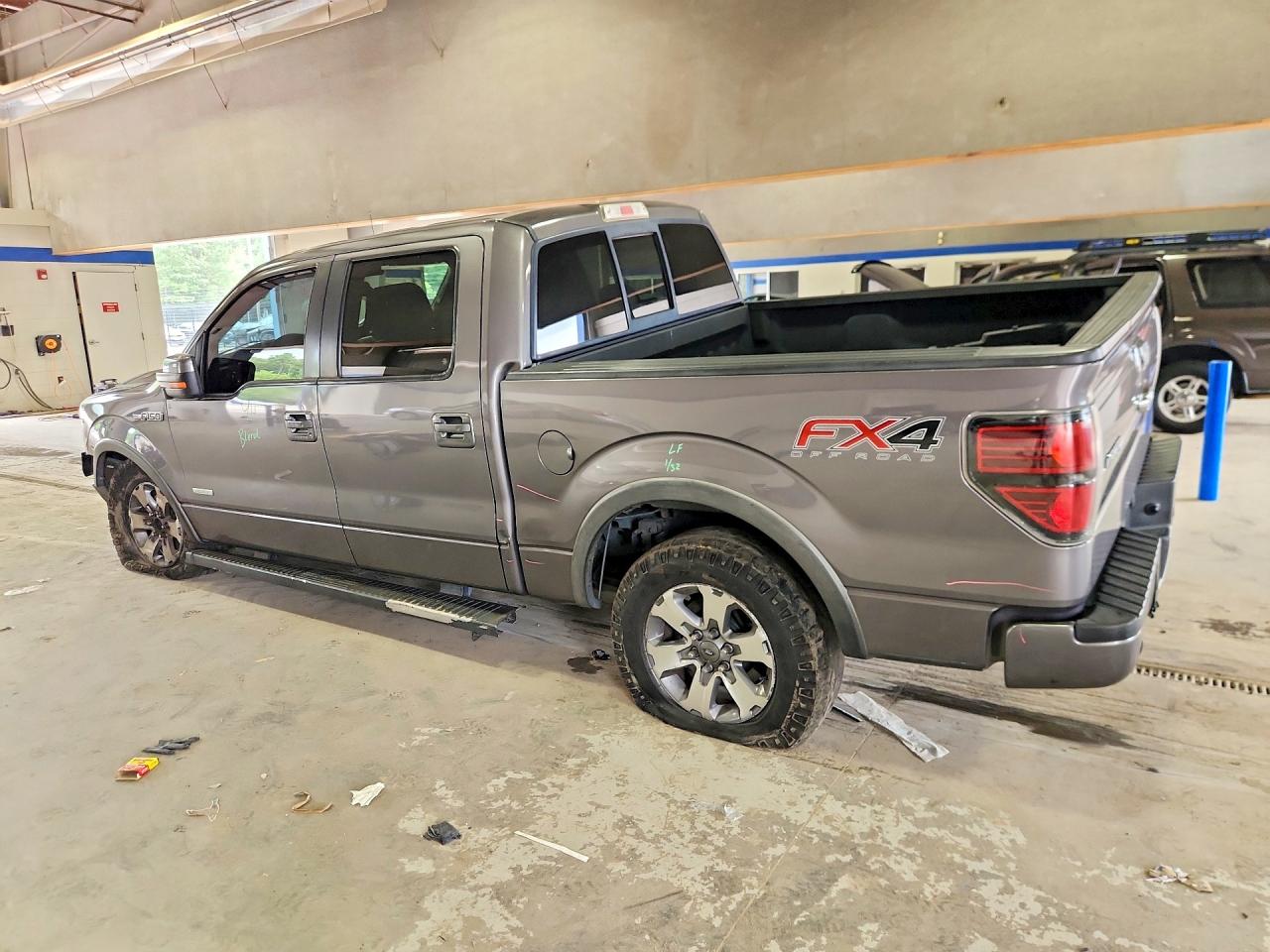 2013 Ford F150 Supercrew Gray vin: 1FTFW1ET9DKG20129
