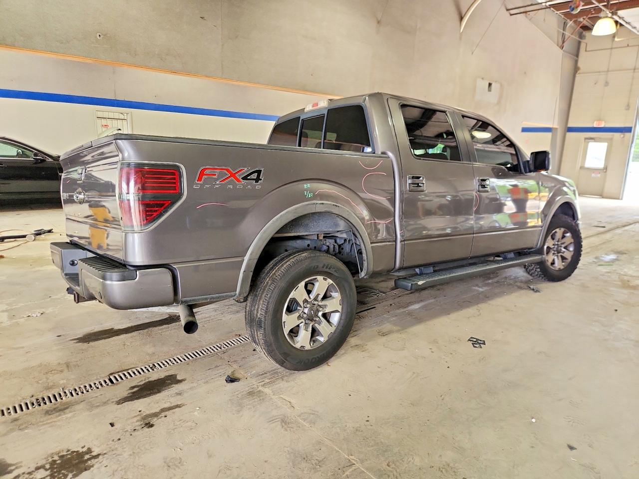 2013 Ford F150 Supercrew Gray vin: 1FTFW1ET9DKG20129