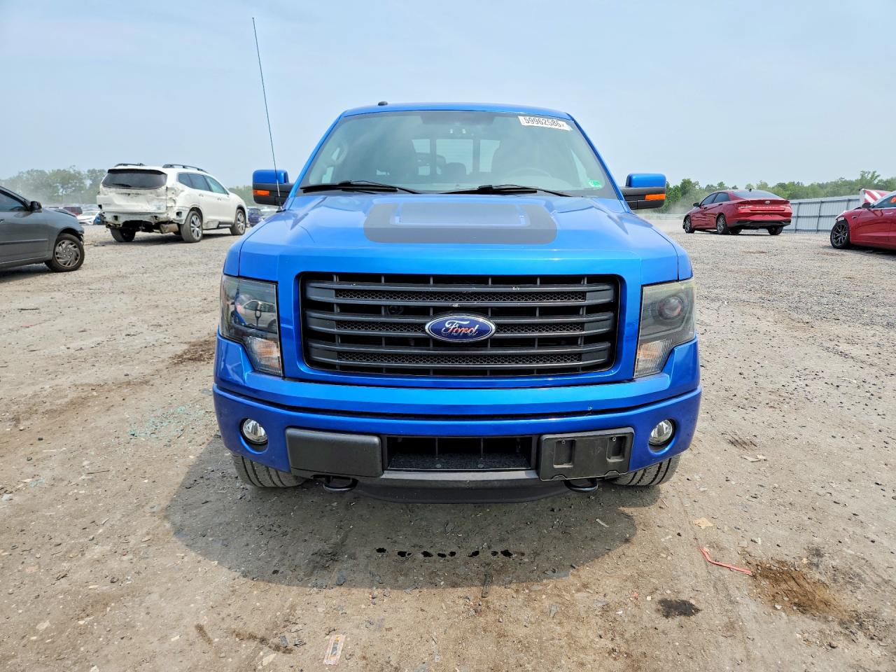 2014 Ford F-150 Supercrew Blue vin: 1FTFW1ET9EFB09756