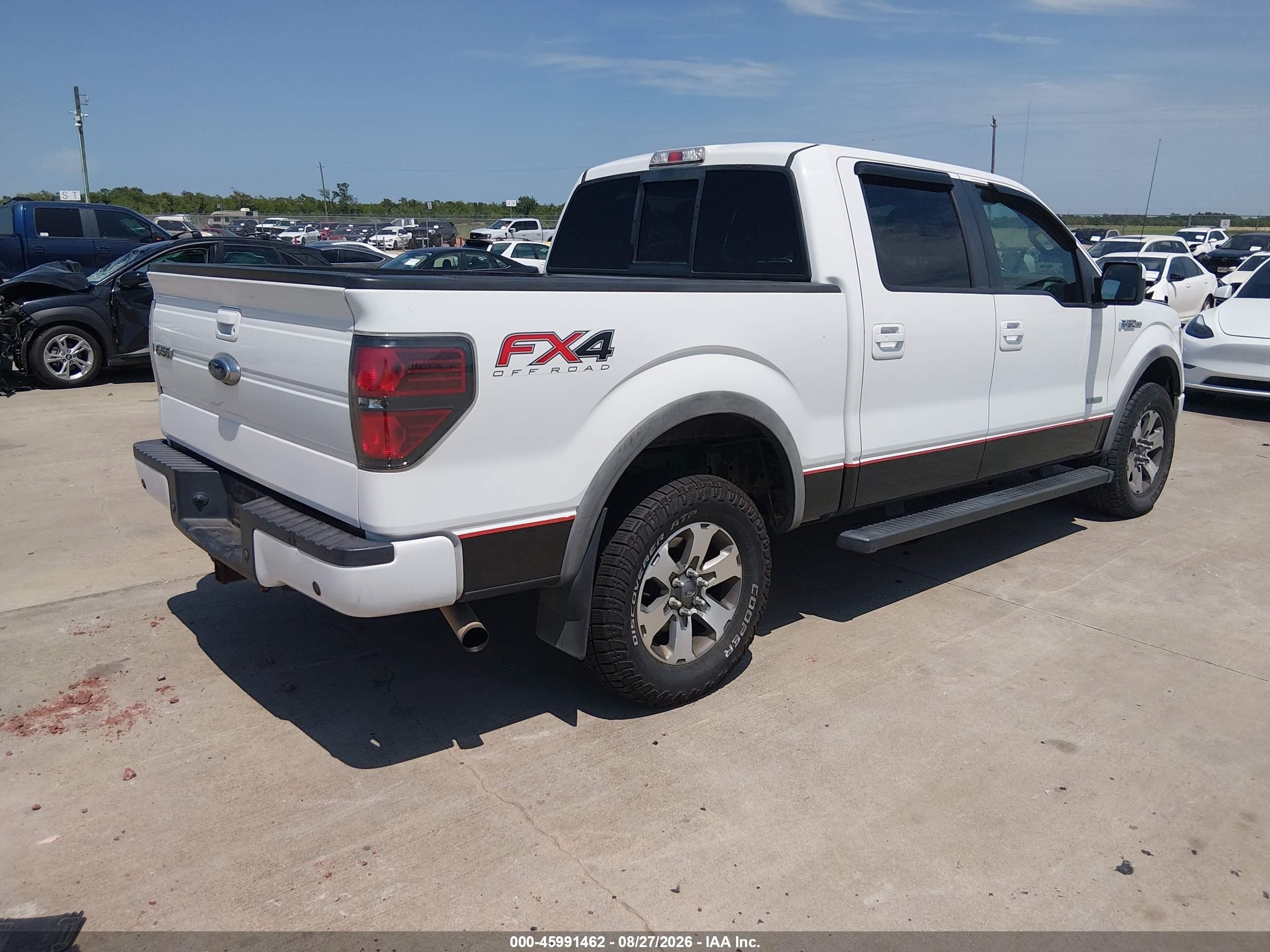 2014 Ford F-150 Fx4 Белый vin: 1FTFW1ET9EFB97661