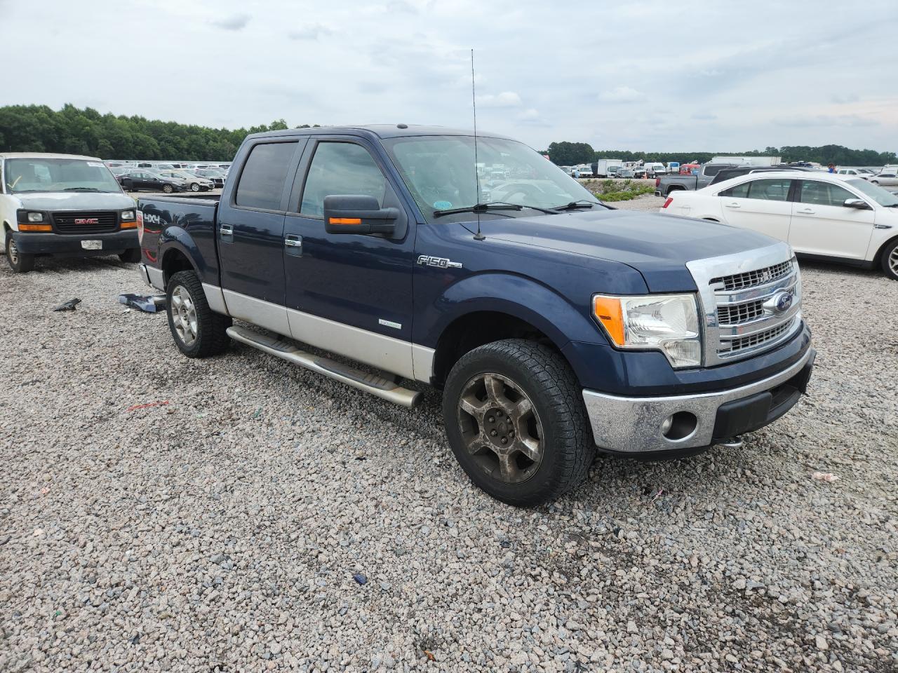 2014 Ford F150 Supercrew Blue vin: 1FTFW1ET9EFC12773