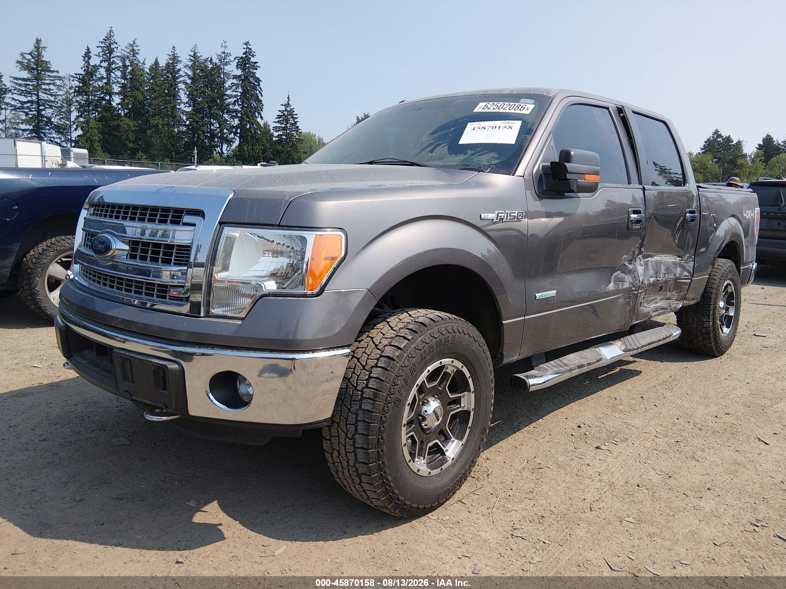 2014 Ford F-150 Fx4/king Ranch/lariat/limited/platinum/xl/xlt Серый vin: 1FTFW1ET9EFC96089