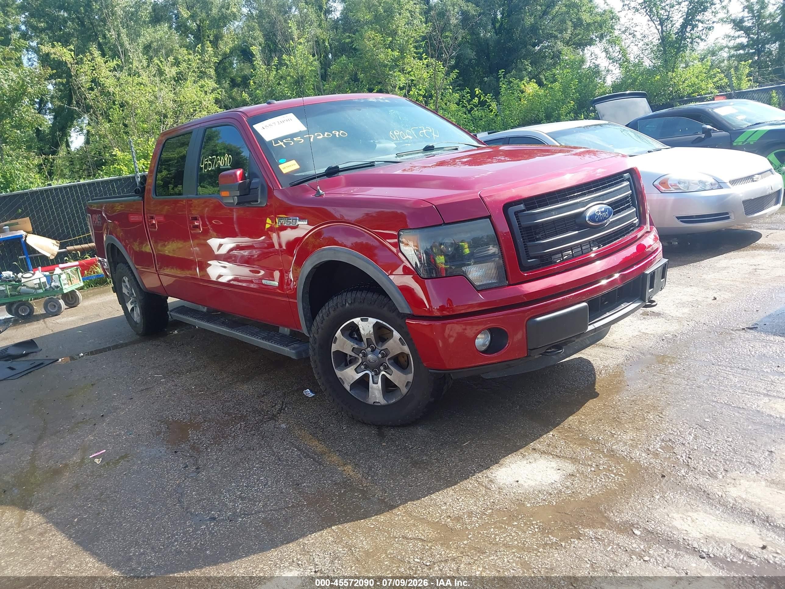 2014 Ford F-150 Fx4/king Ranch/lariat/limited/platinum/xl/xlt Red vin: 1FTFW1ET9EFC98974
