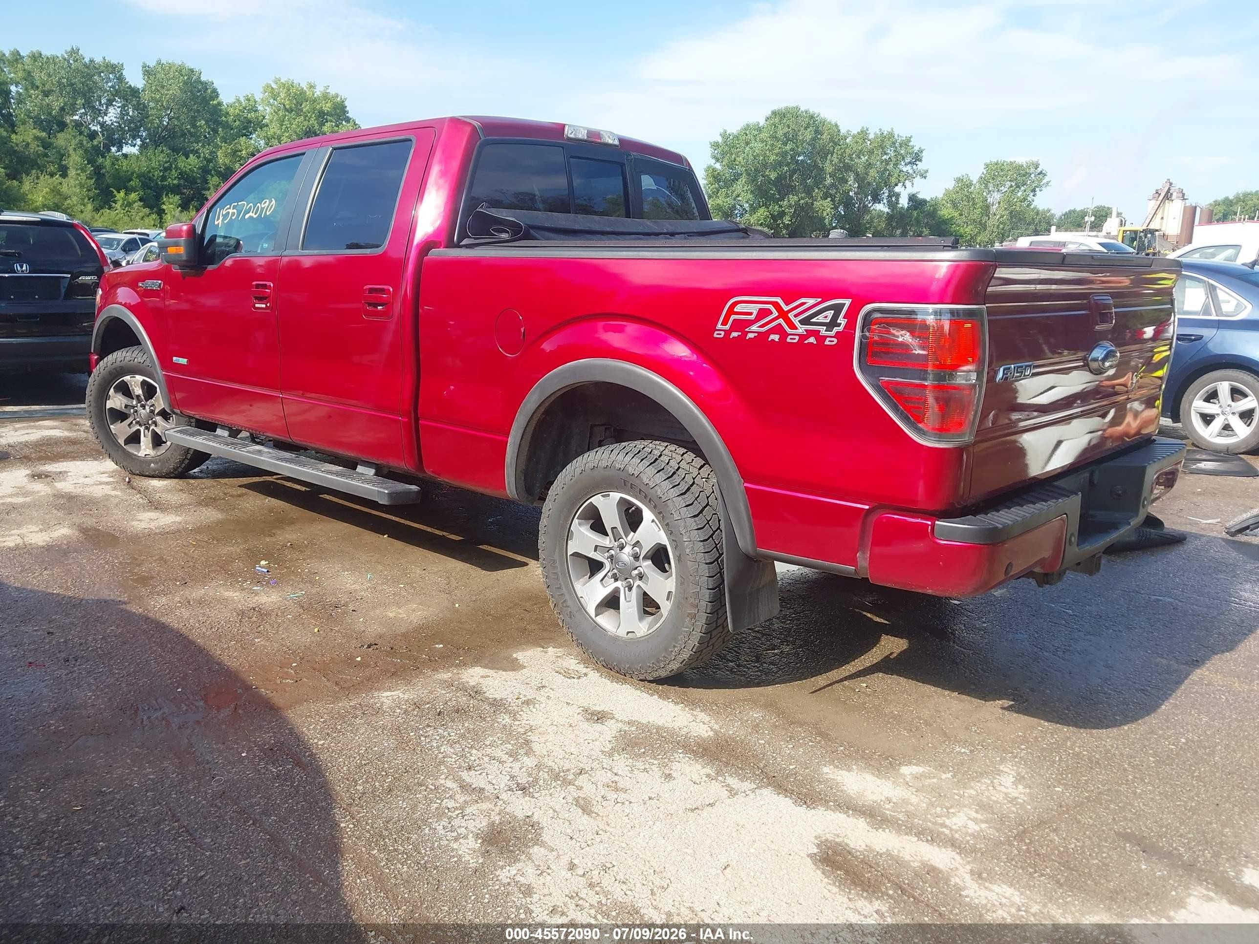2014 Ford F-150 Fx4/king Ranch/lariat/limited/platinum/xl/xlt Red vin: 1FTFW1ET9EFC98974