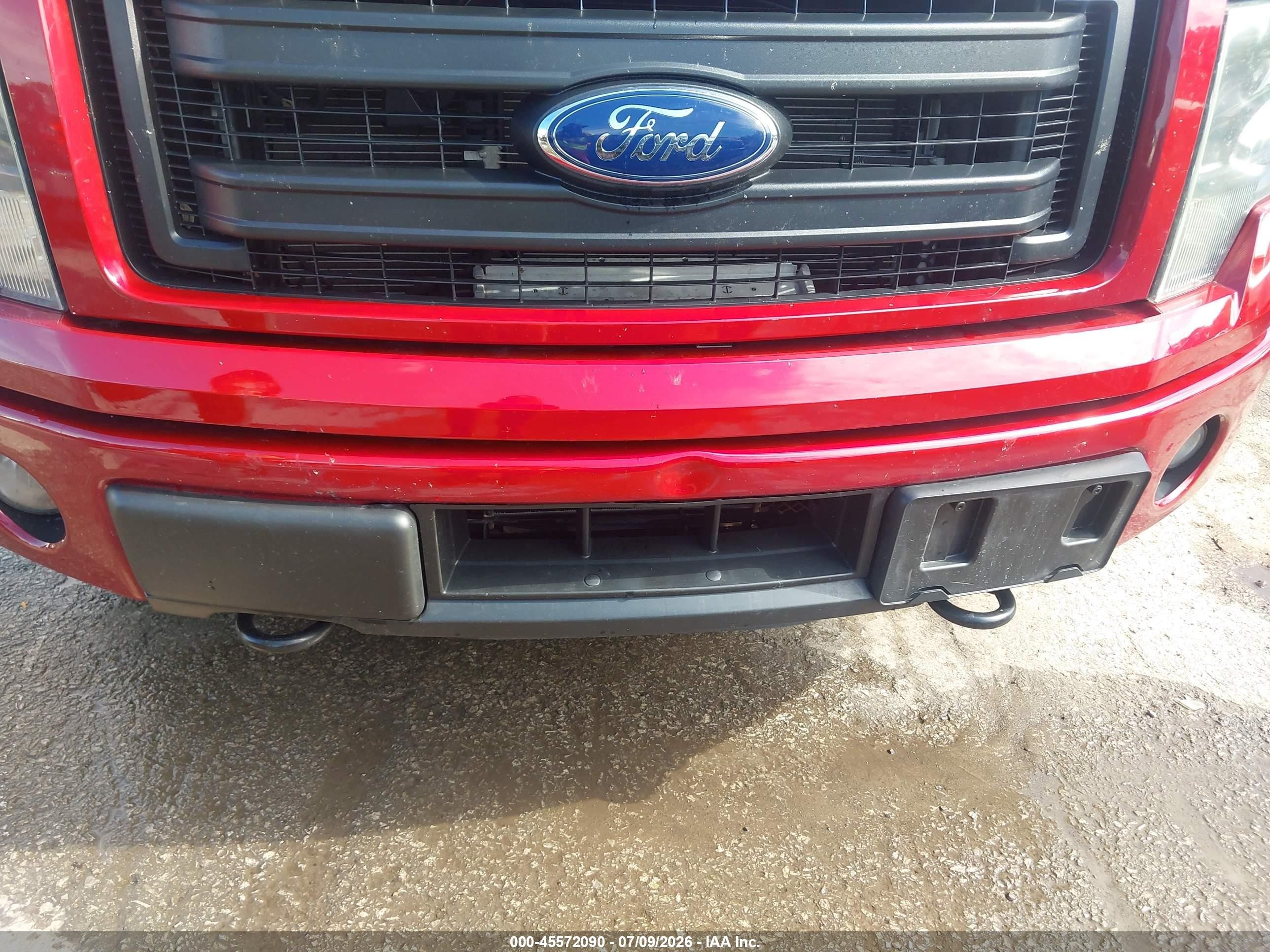 2014 Ford F-150 Fx4/king Ranch/lariat/limited/platinum/xl/xlt Red vin: 1FTFW1ET9EFC98974