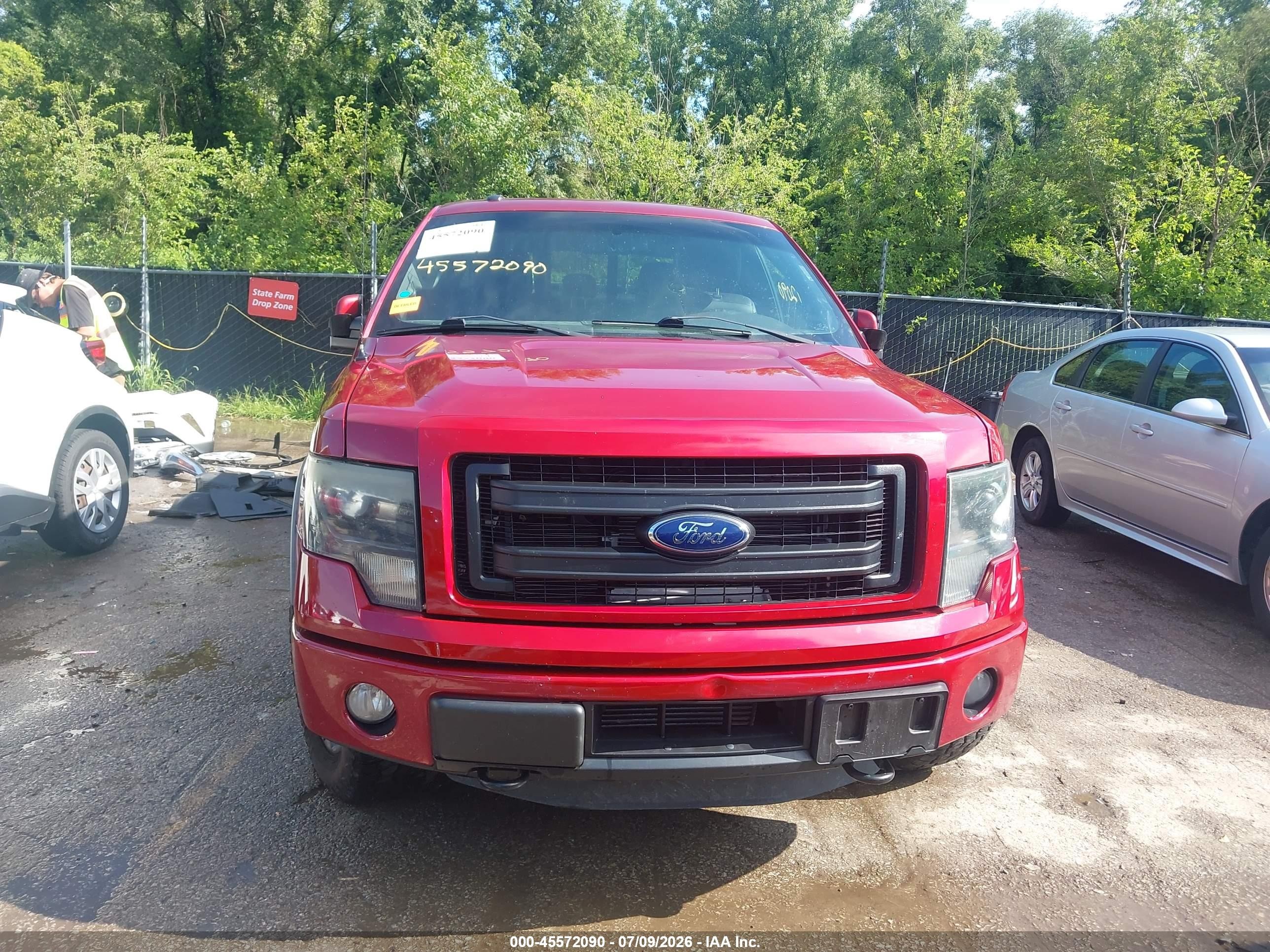 2014 Ford F-150 Fx4/king Ranch/lariat/limited/platinum/xl/xlt Red vin: 1FTFW1ET9EFC98974