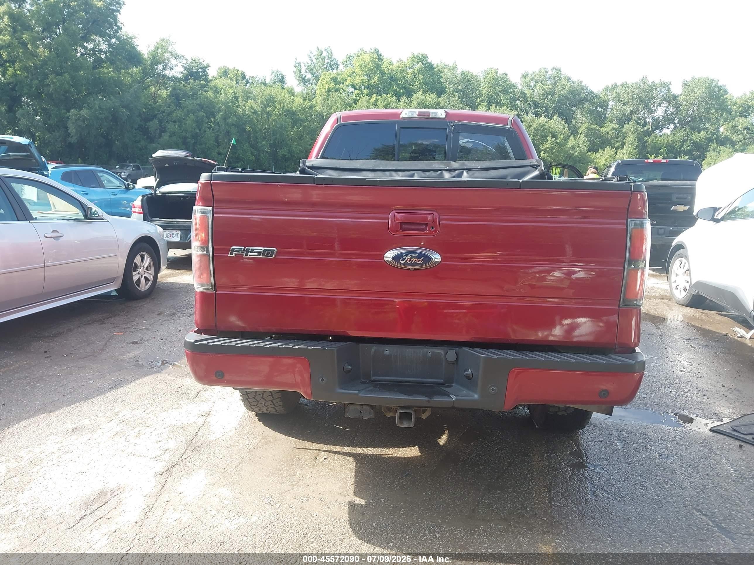 2014 Ford F-150 Fx4/king Ranch/lariat/limited/platinum/xl/xlt Red vin: 1FTFW1ET9EFC98974