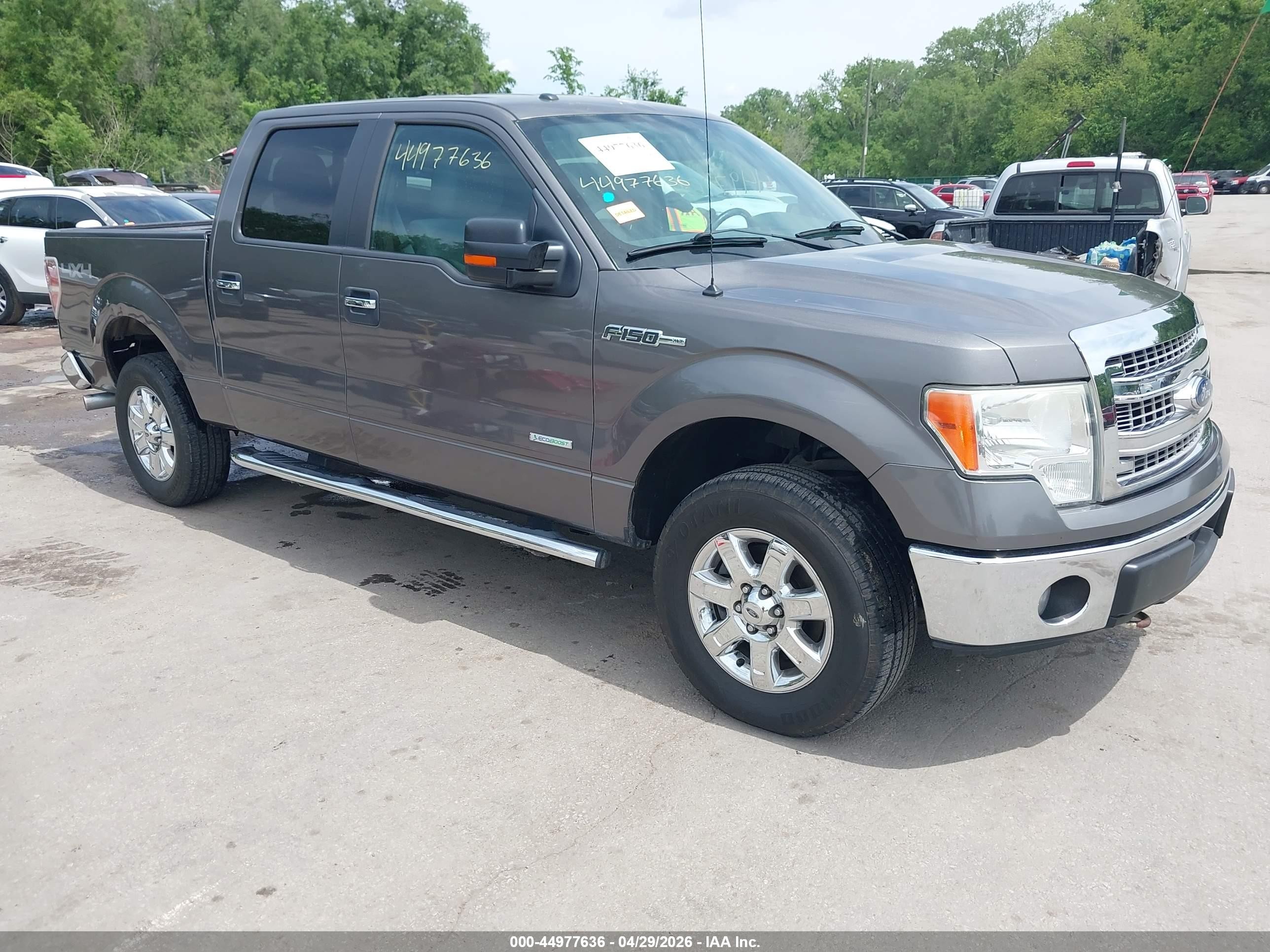 2014 Ford F-150 Xlt Gray vin: 1FTFW1ET9EKD02285