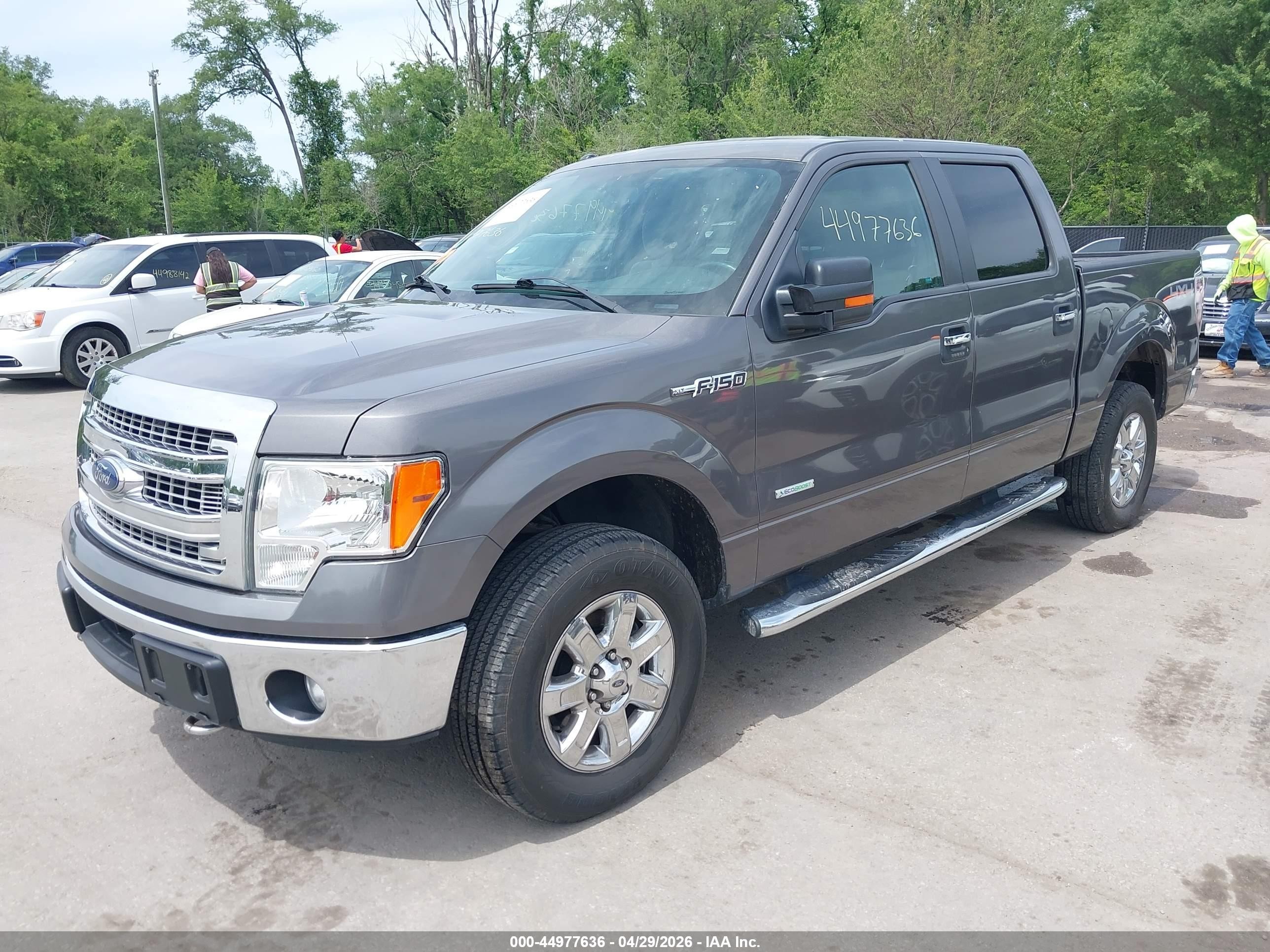 2014 Ford F-150 Xlt Gray vin: 1FTFW1ET9EKD02285