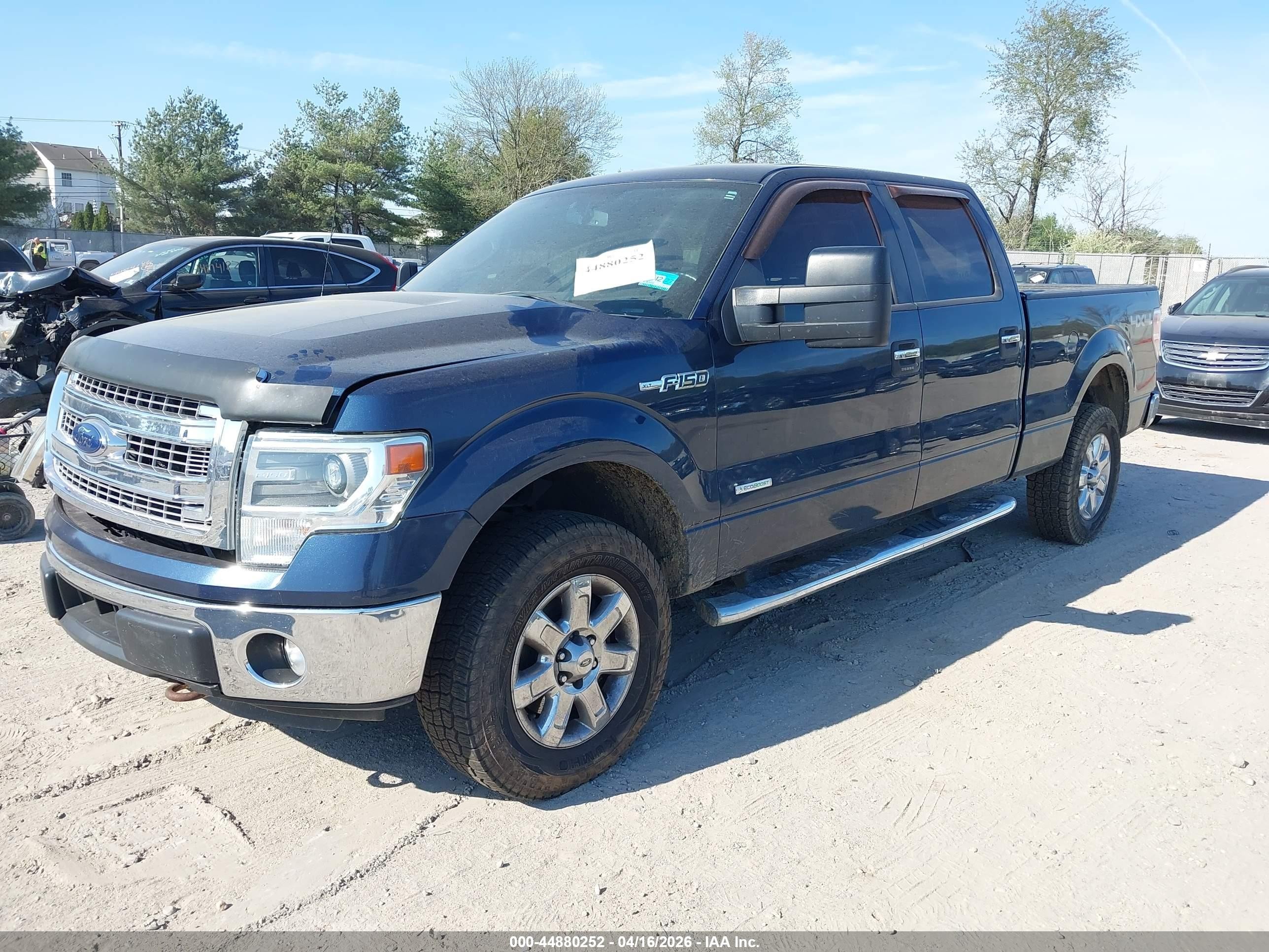 2014 Ford F-150 Xlt Blue vin: 1FTFW1ET9EKD02755