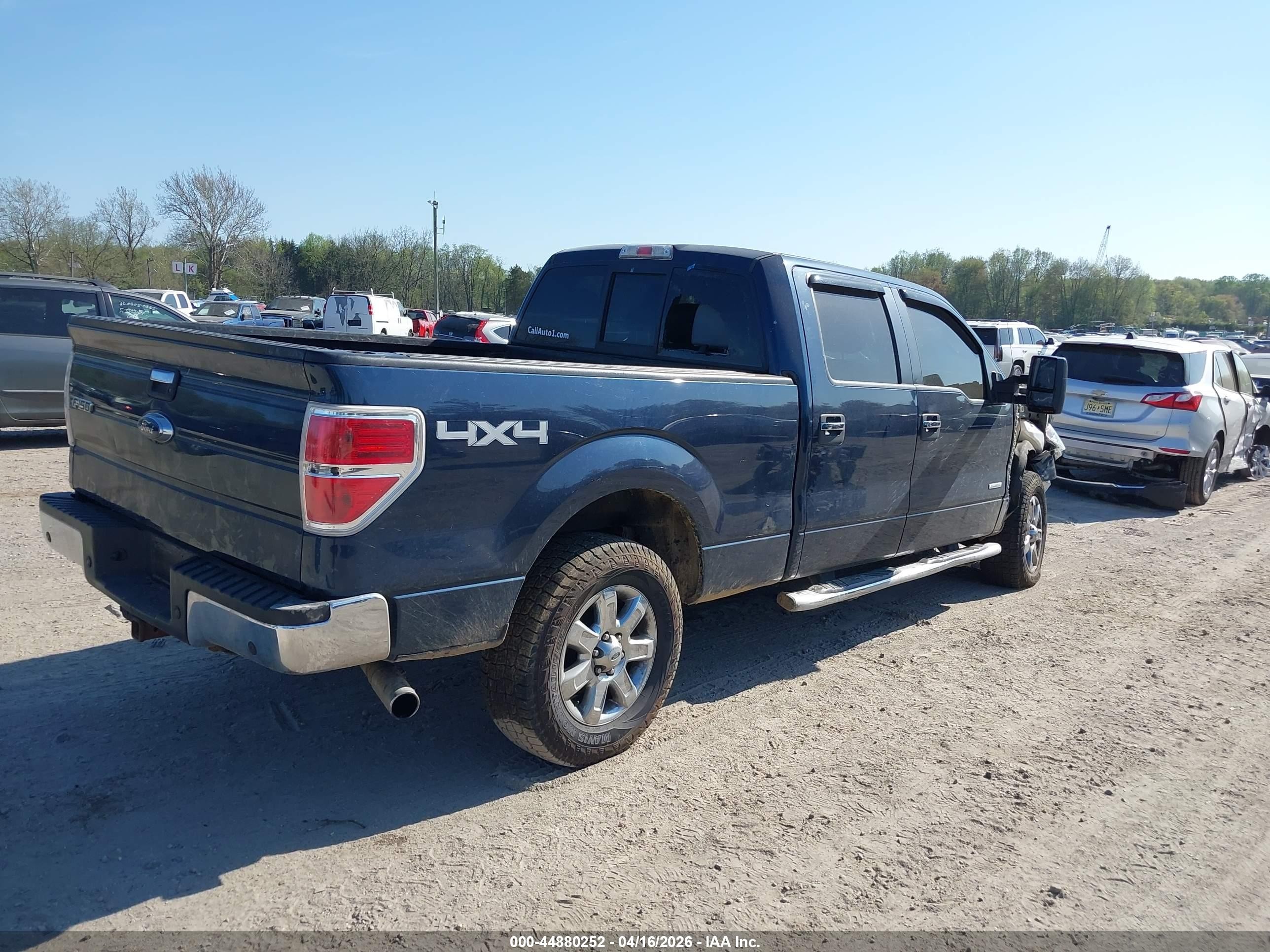 2014 Ford F-150 Xlt Blue vin: 1FTFW1ET9EKD02755