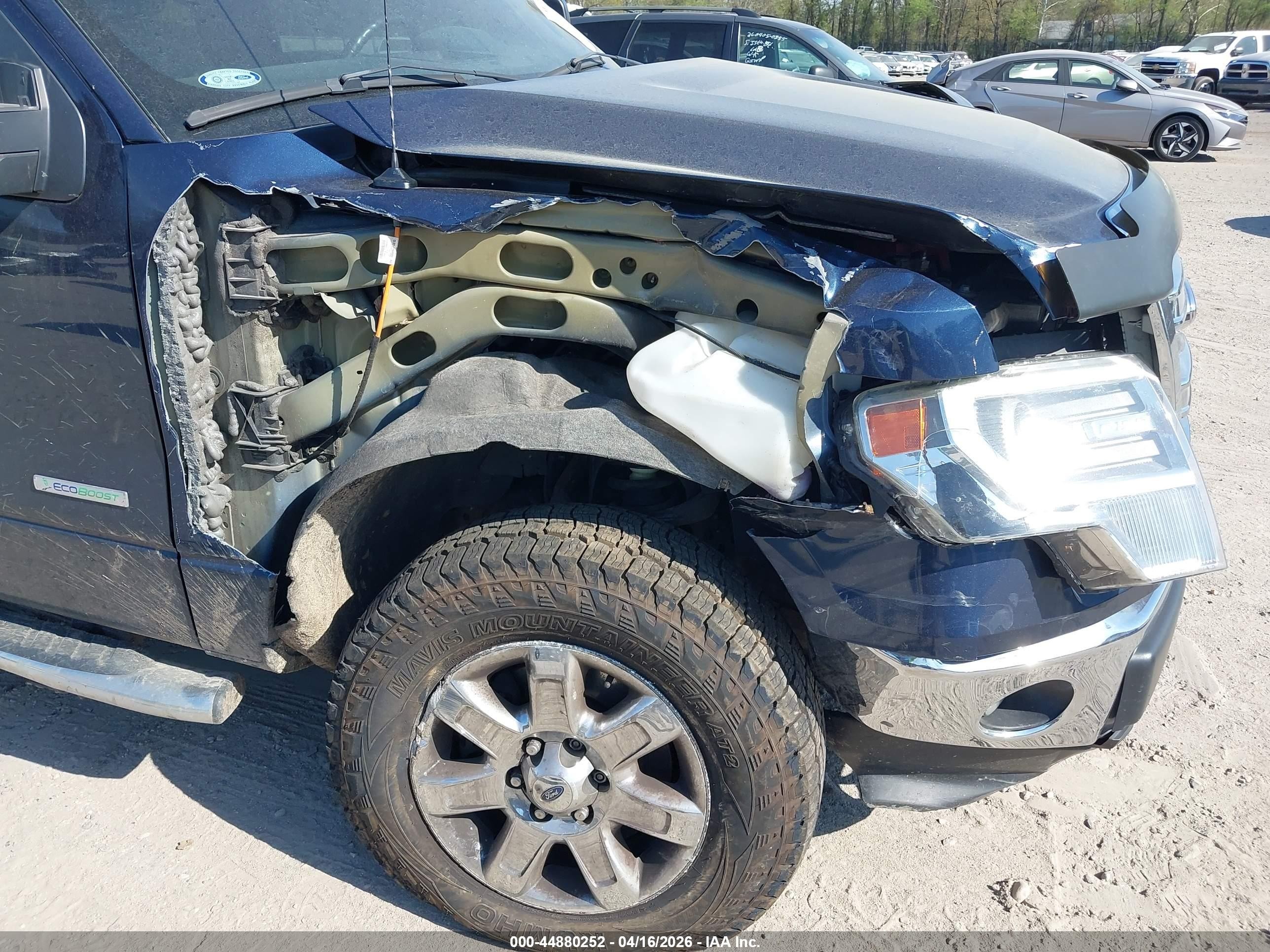 2014 Ford F-150 Xlt Blue vin: 1FTFW1ET9EKD02755