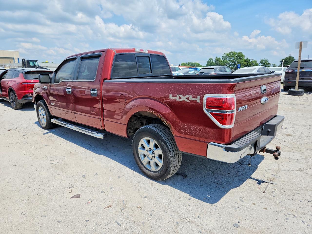 2014 Ford F150 Supercrew Бордовый vin: 1FTFW1ET9EKE42952