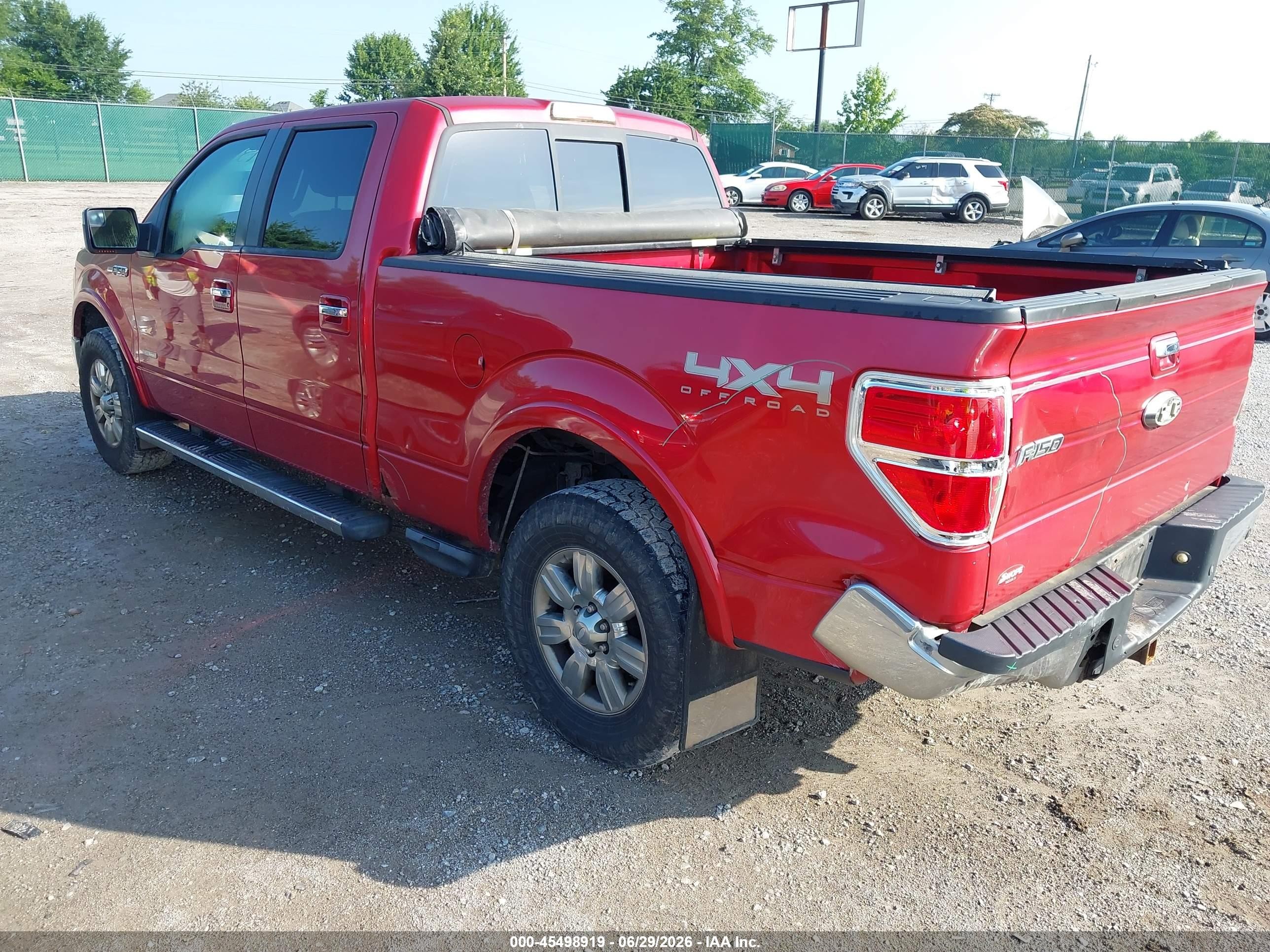 2011 Ford F-150 Fx4/king Ranch/lariat/platinum/xlt Красный vin: 1FTFW1ETXBFA52530