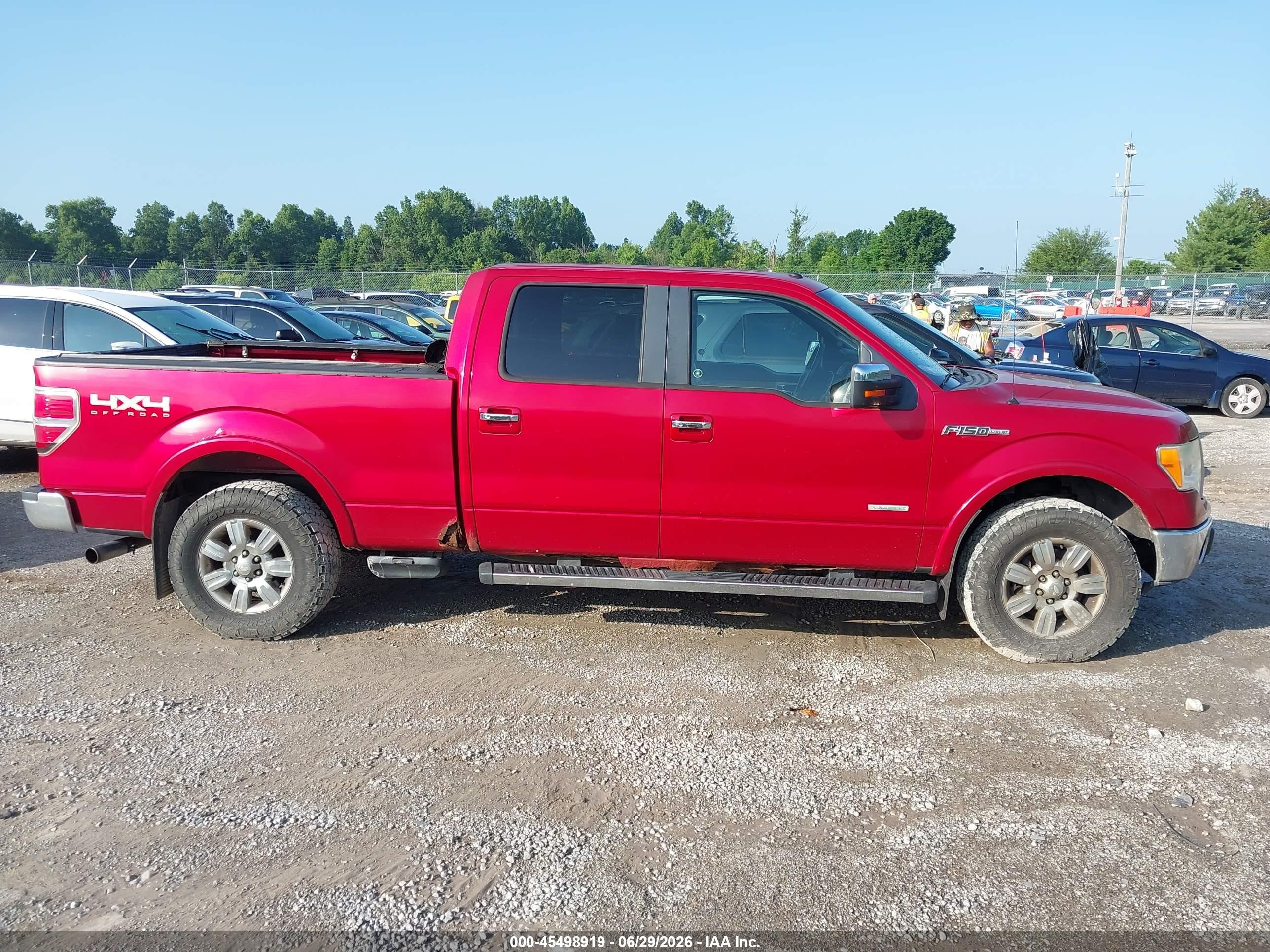 2011 Ford F-150 Fx4/king Ranch/lariat/platinum/xlt Красный vin: 1FTFW1ETXBFA52530