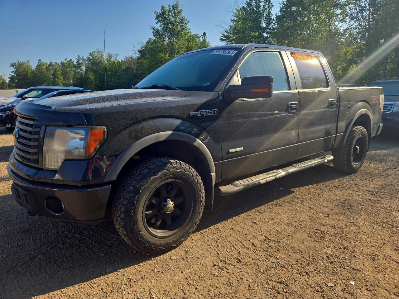 2011 Ford F150 Supercrew Black vin: 1FTFW1ETXBFA89058