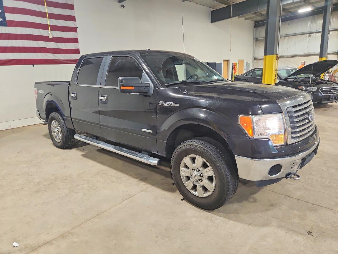 2011 Ford F150 Supercrew Black vin: 1FTFW1ETXBFA90453