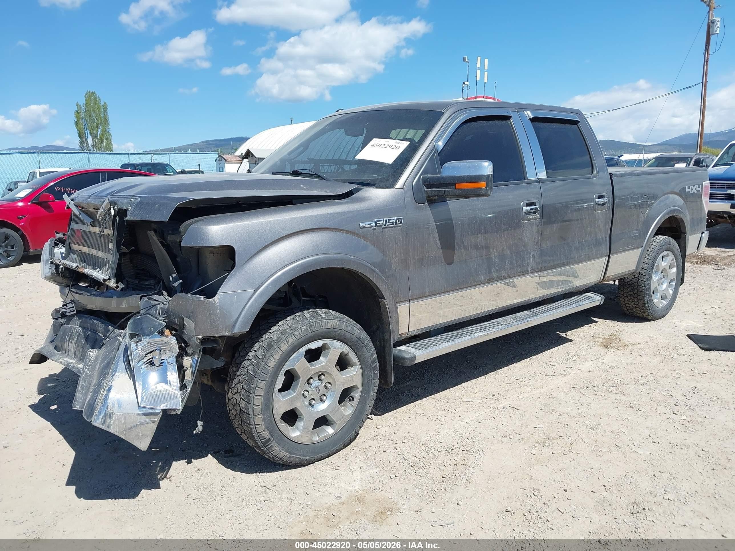 2011 Ford F-150 Lariat Серый vin: 1FTFW1ETXBFB73607