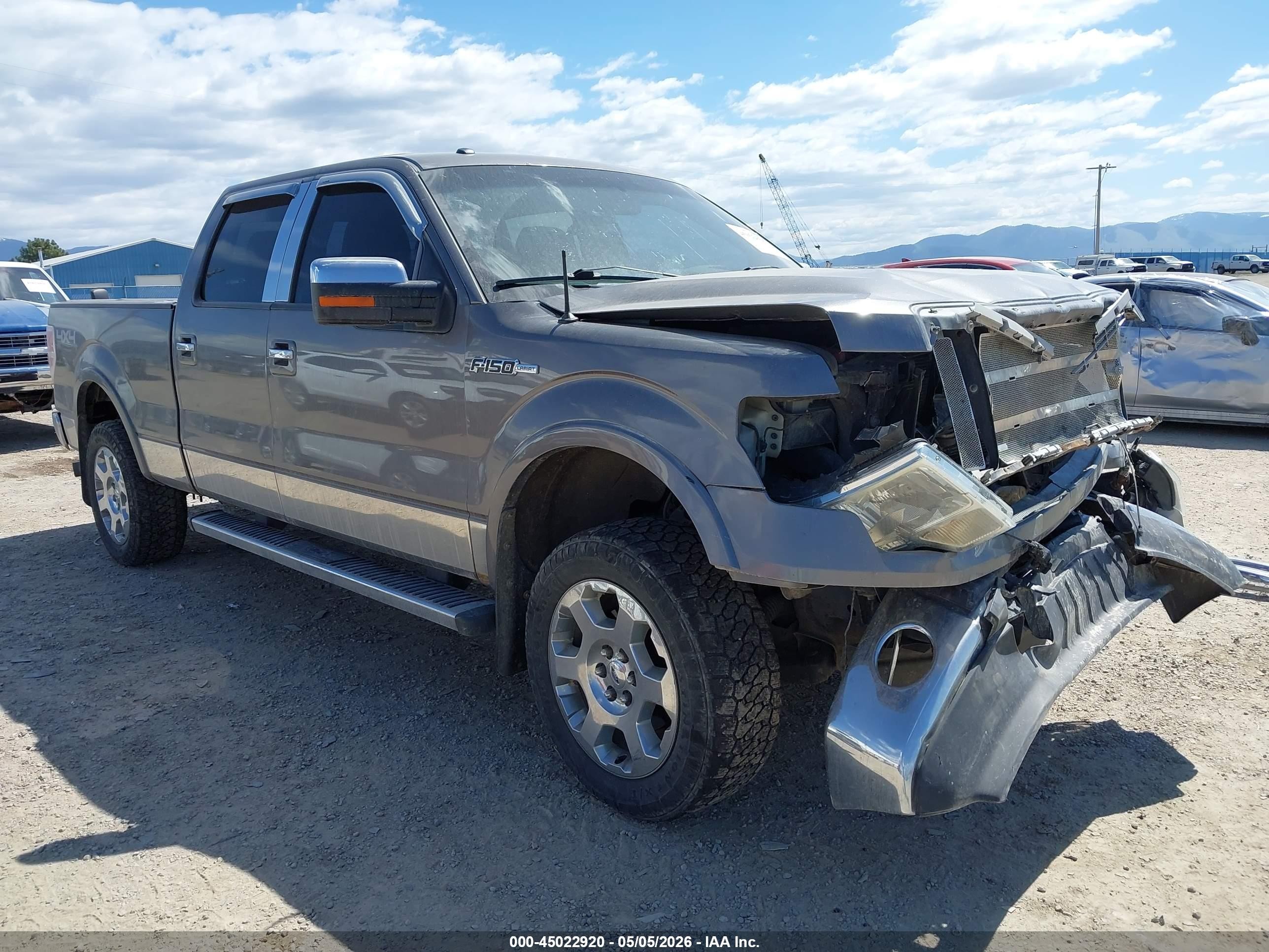2011 Ford F-150 Lariat Gray vin: 1FTFW1ETXBFB73607
