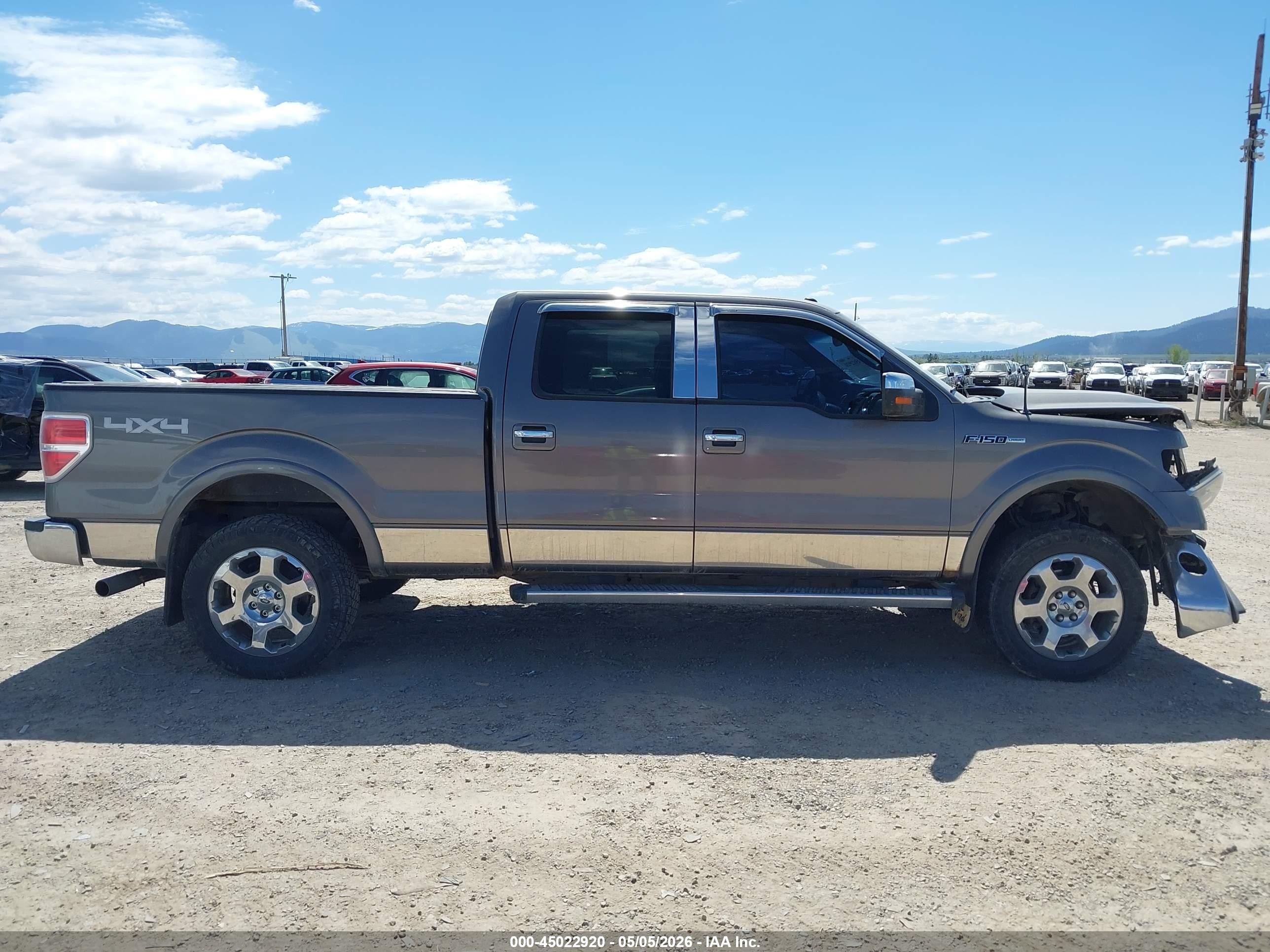 2011 Ford F-150 Lariat Серый vin: 1FTFW1ETXBFB73607