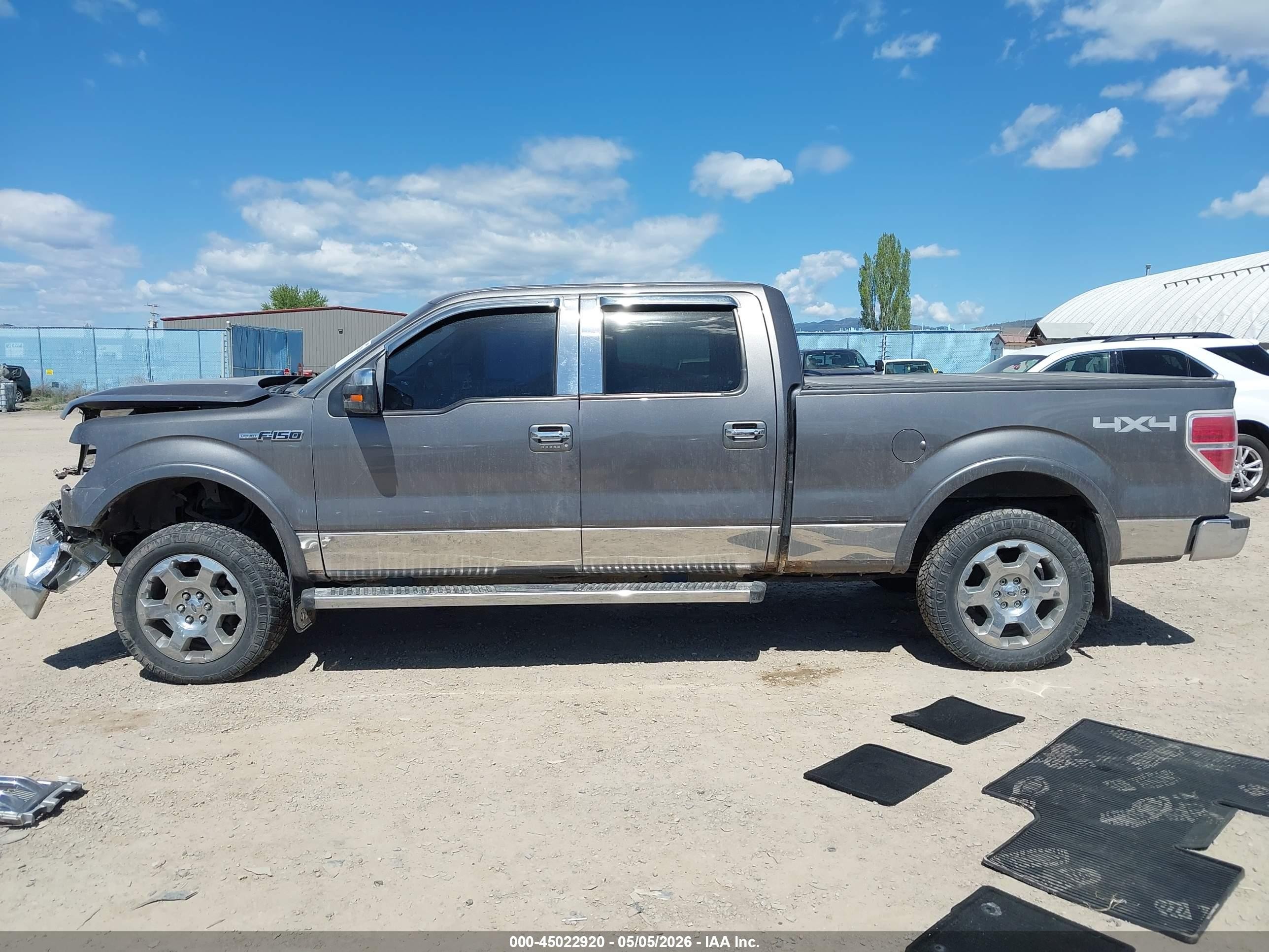 2011 Ford F-150 Lariat Серый vin: 1FTFW1ETXBFB73607