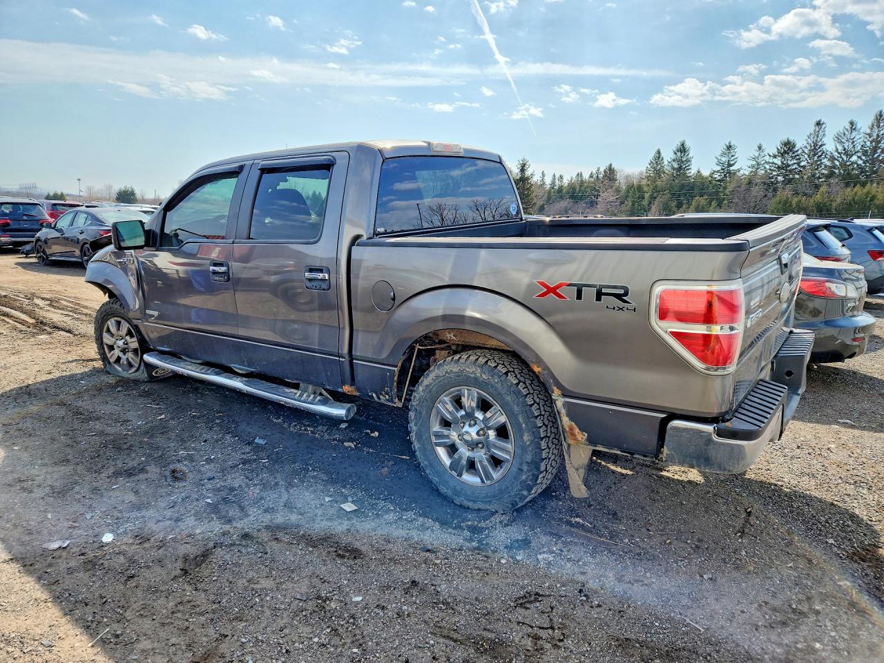 2011 Ford F150 Supercrew Gray vin: 1FTFW1ETXBFB78922