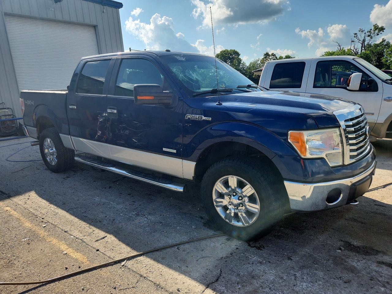 2011 Ford F150 Supercrew Синий vin: 1FTFW1ETXBFB83893