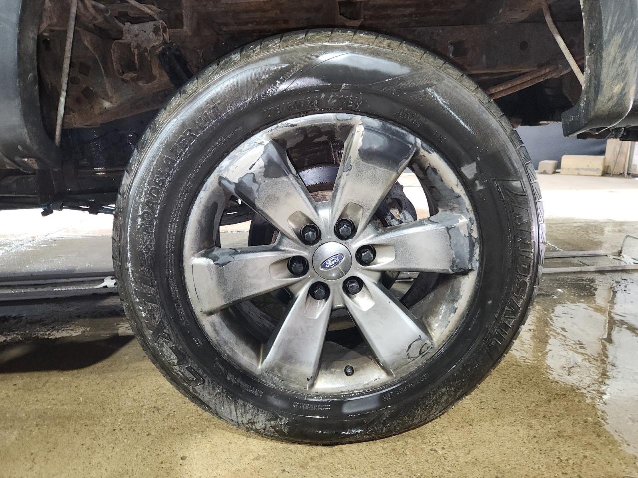 2011 Ford F150 Supercrew Серый vin: 1FTFW1ETXBFC34633 Damage: Left Rear Wheel, Corrosion, > 12 Inches