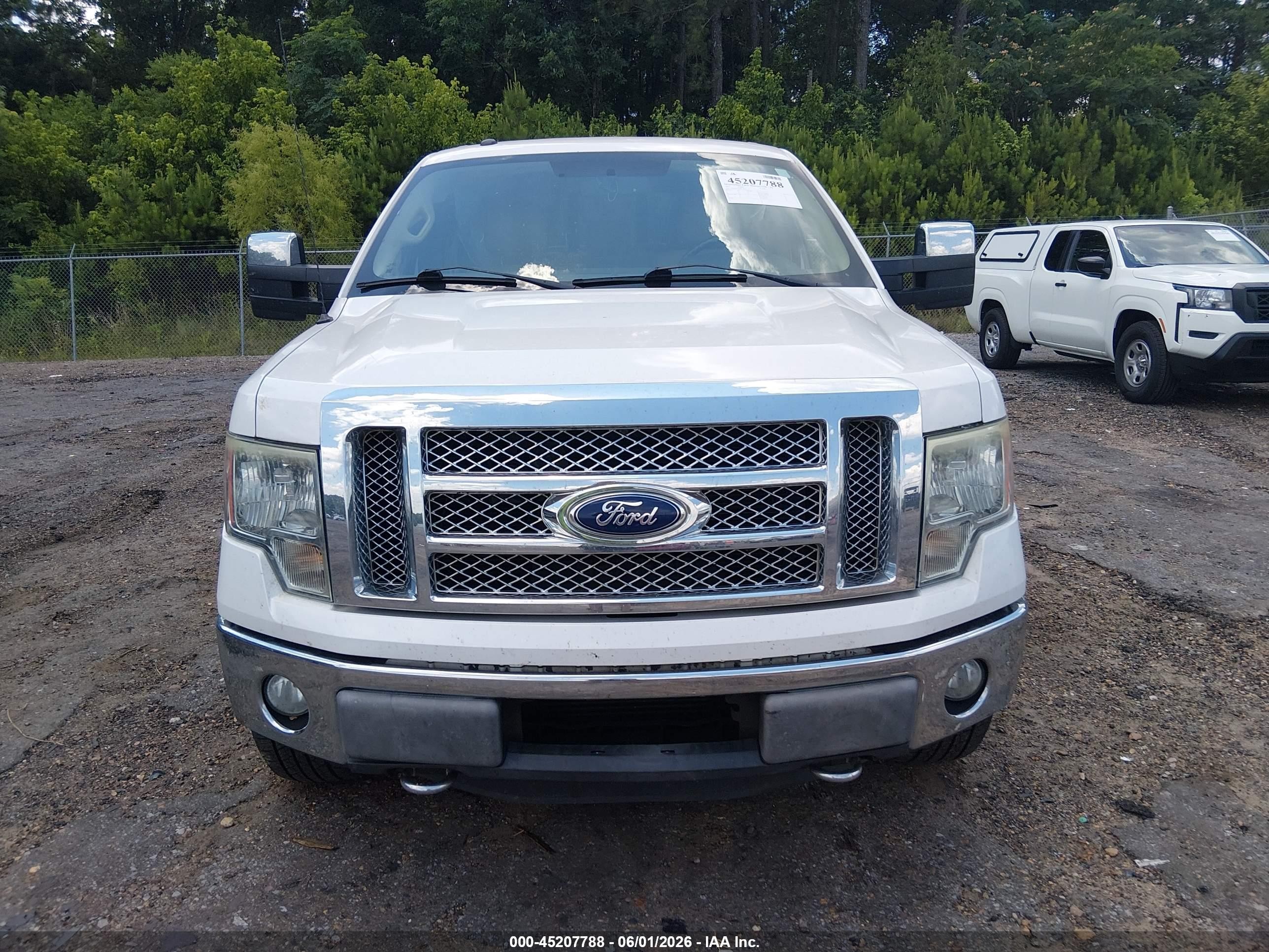 2011 Ford F-150 Lariat White vin: 1FTFW1ETXBFC38312
