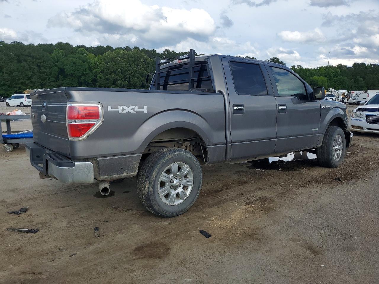 2011 Ford F150 Supercrew Gray vin: 1FTFW1ETXBFC44739