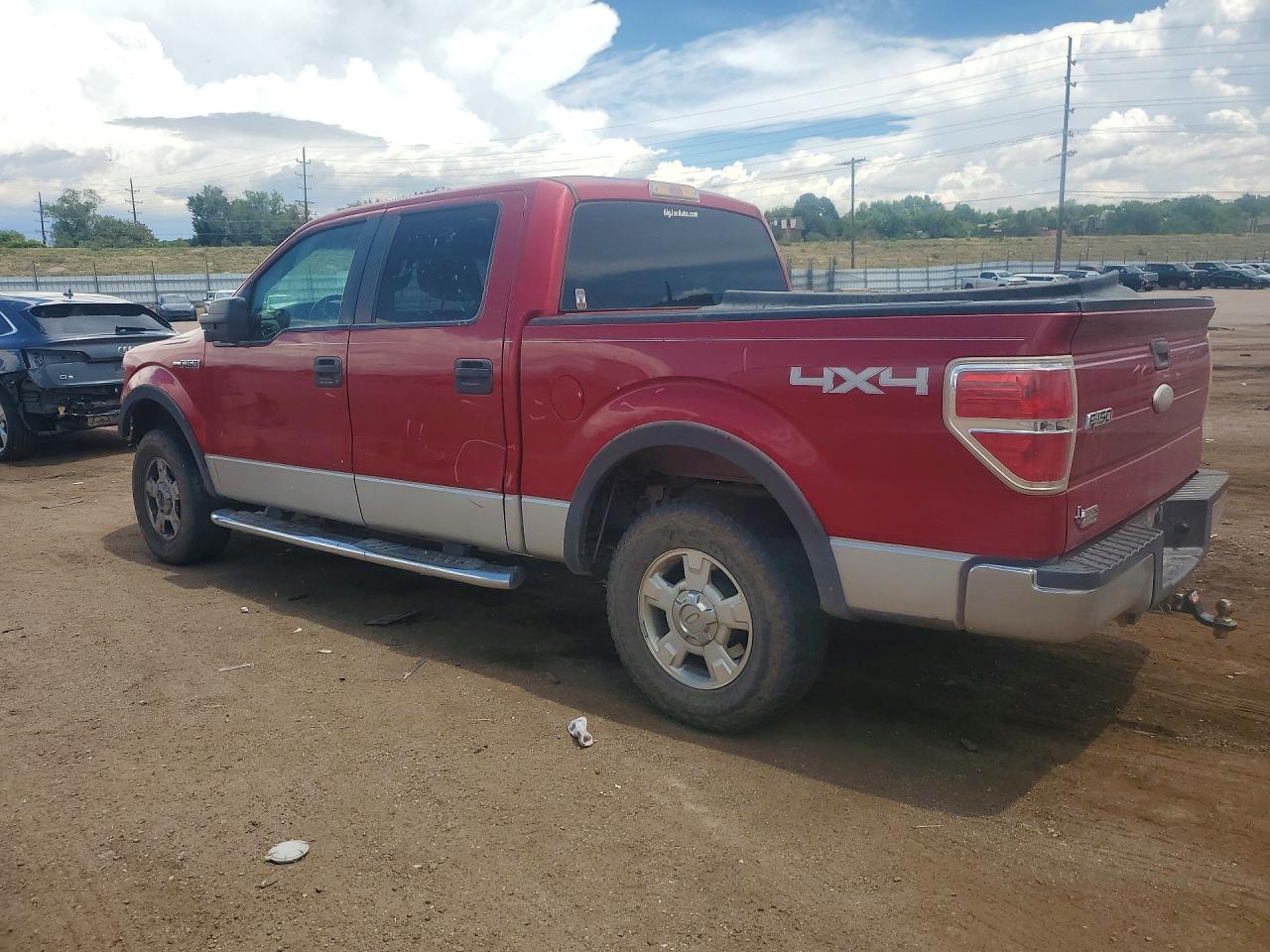 2011 Ford F150 Supercrew Красный vin: 1FTFW1ETXBFC58401