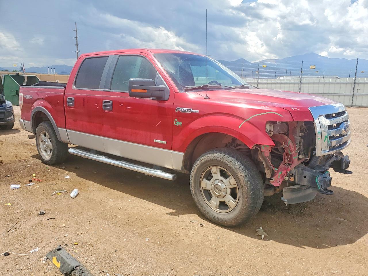 2011 Ford F150 Supercrew Красный vin: 1FTFW1ETXBFC58401