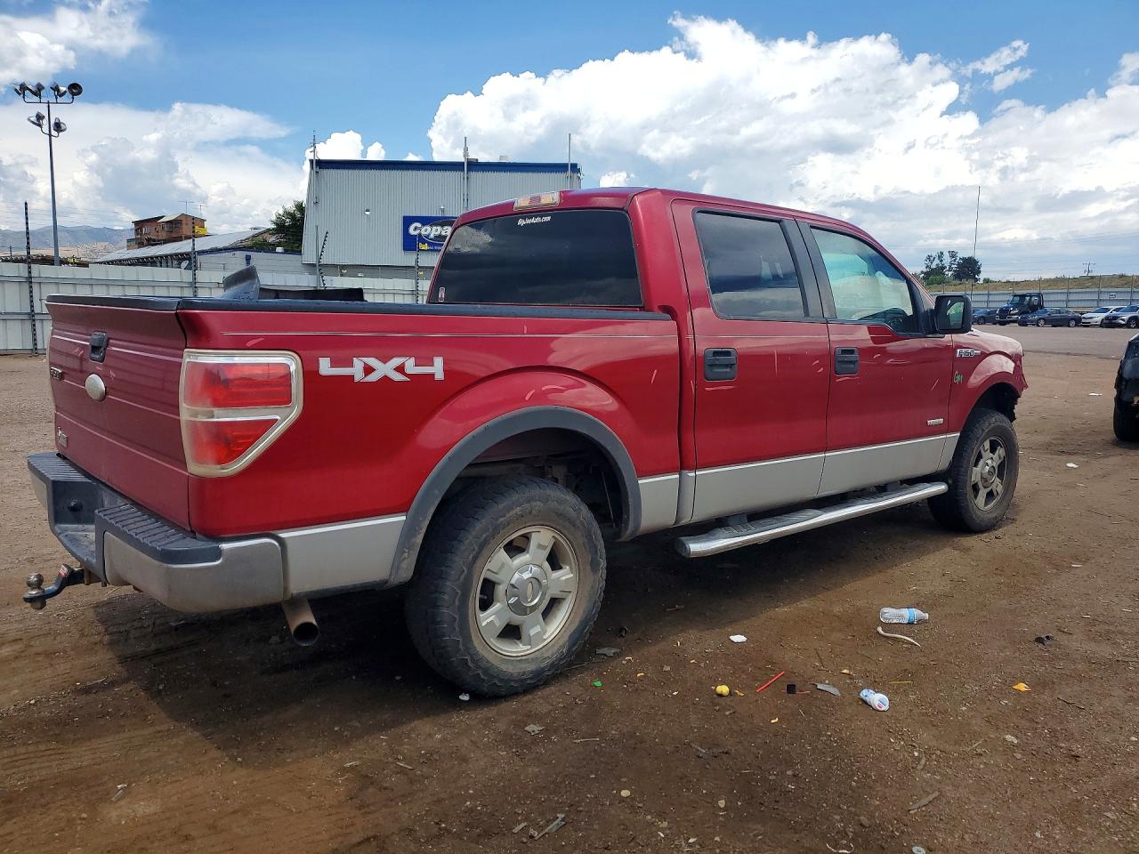2011 Ford F150 Supercrew Красный vin: 1FTFW1ETXBFC58401