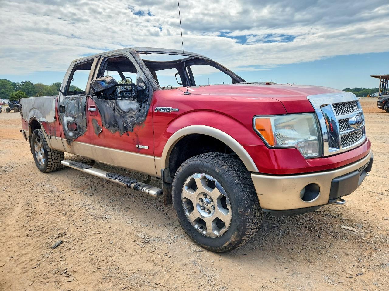 2011 Ford F150 Supercrew Red vin: 1FTFW1ETXBFC78521