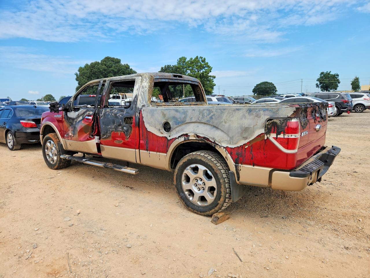 2011 Ford F150 Supercrew Red vin: 1FTFW1ETXBFC78521
