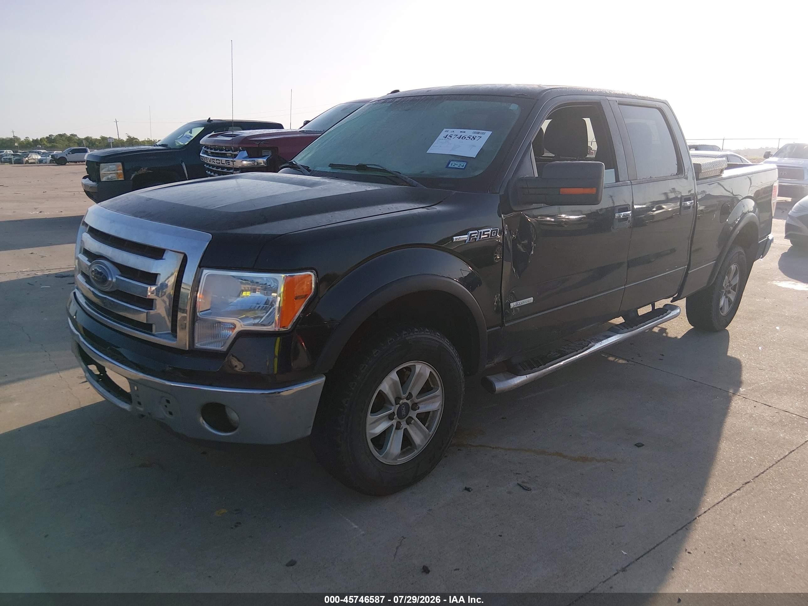 2011 Ford F-150 Xlt Черный vin: 1FTFW1ETXBFC79605