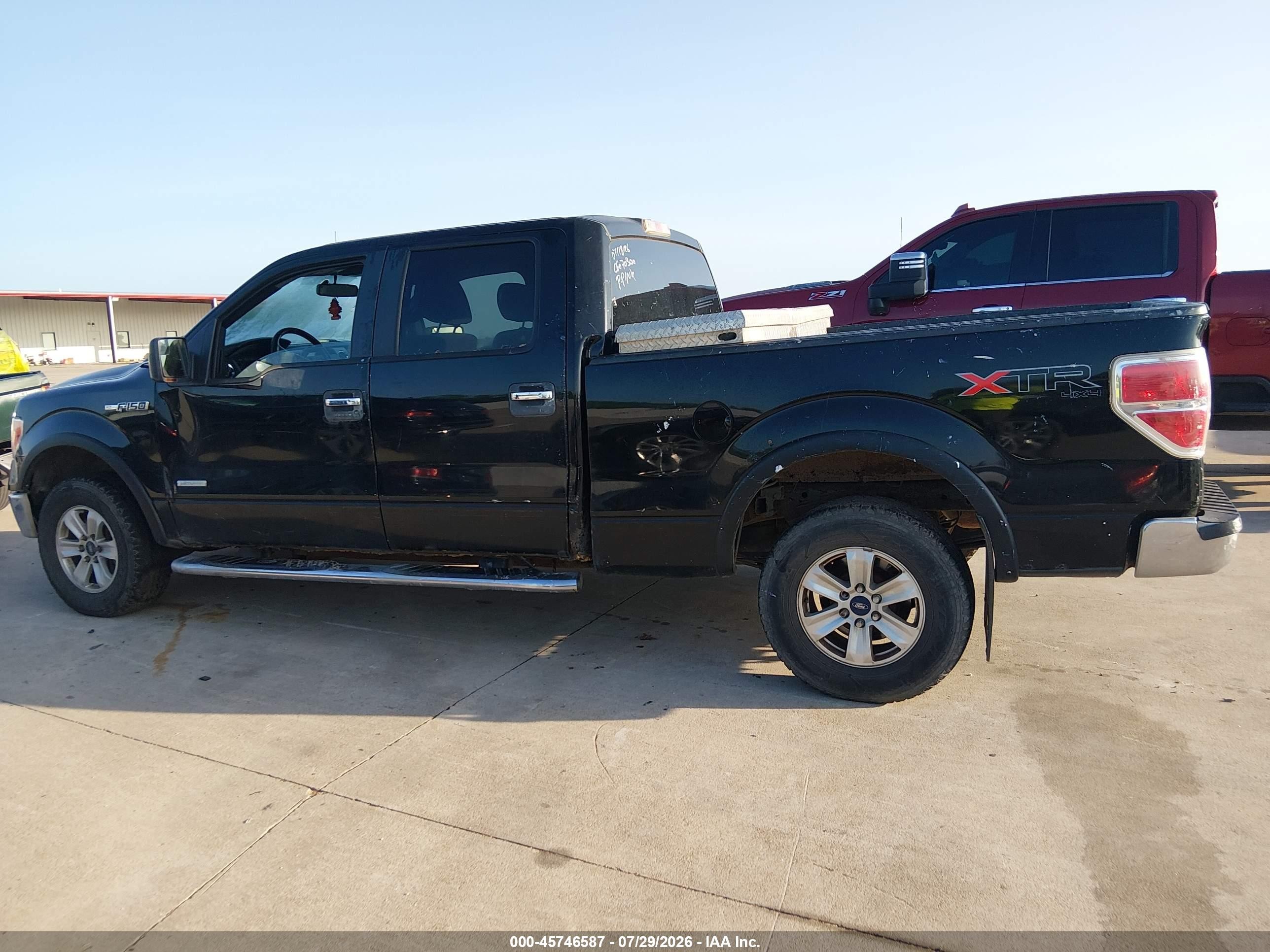 2011 Ford F-150 Xlt Черный vin: 1FTFW1ETXBFC79605