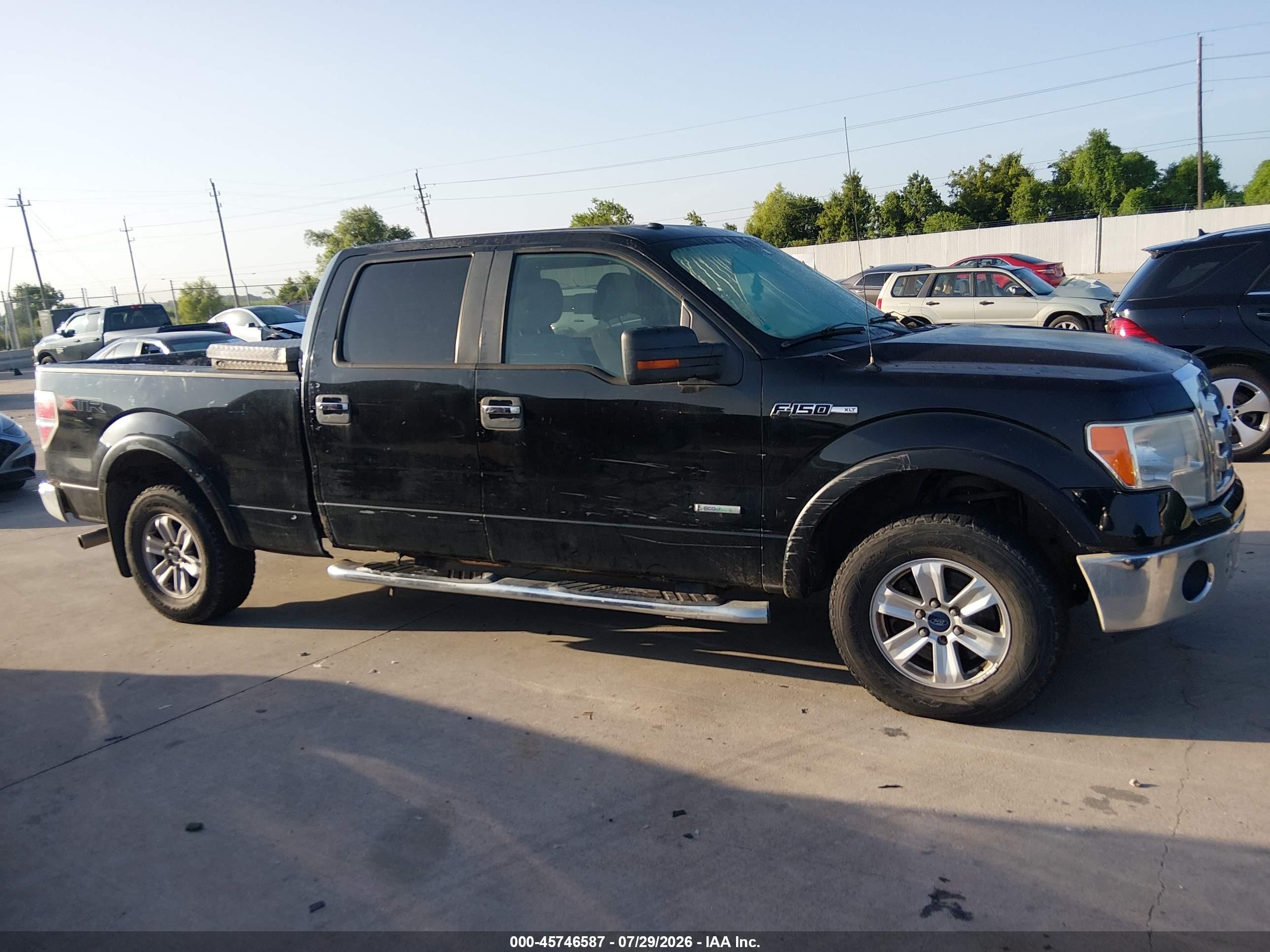 2011 Ford F-150 Xlt Черный vin: 1FTFW1ETXBFC79605