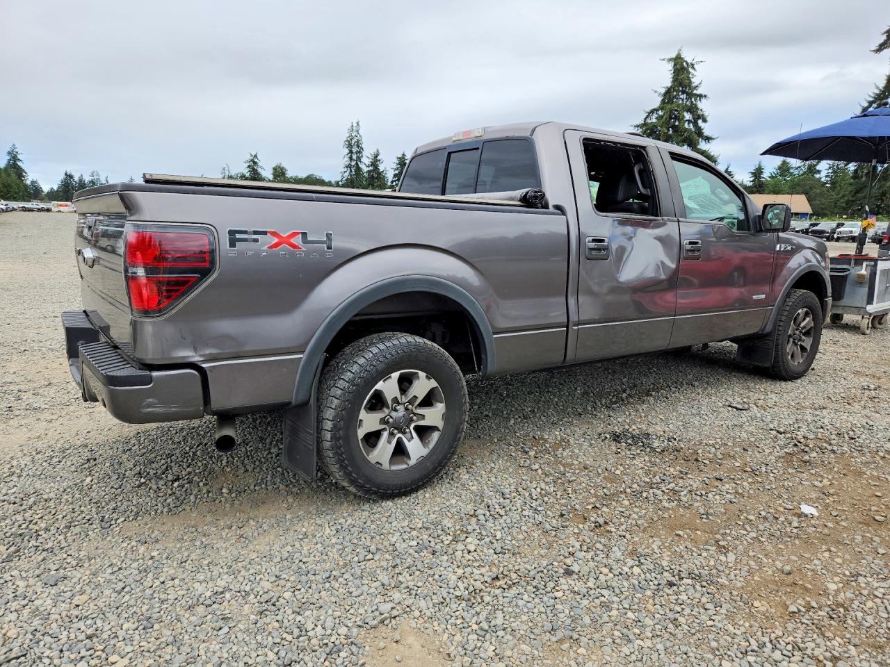 2011 Ford F150 Supercrew Gray vin: 1FTFW1ETXBFC79863