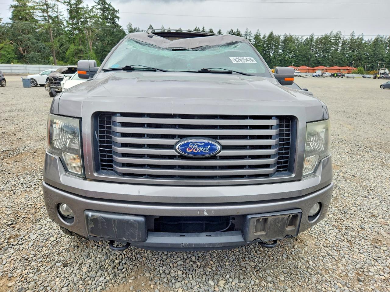 2011 Ford F150 Supercrew Gray vin: 1FTFW1ETXBFC79863