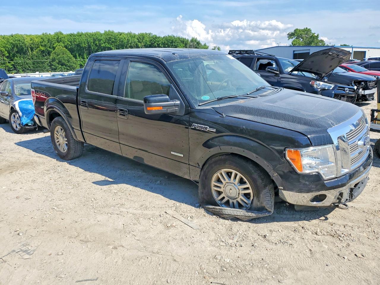2011 Ford F150 Supercrew Black vin: 1FTFW1ETXBFD34781