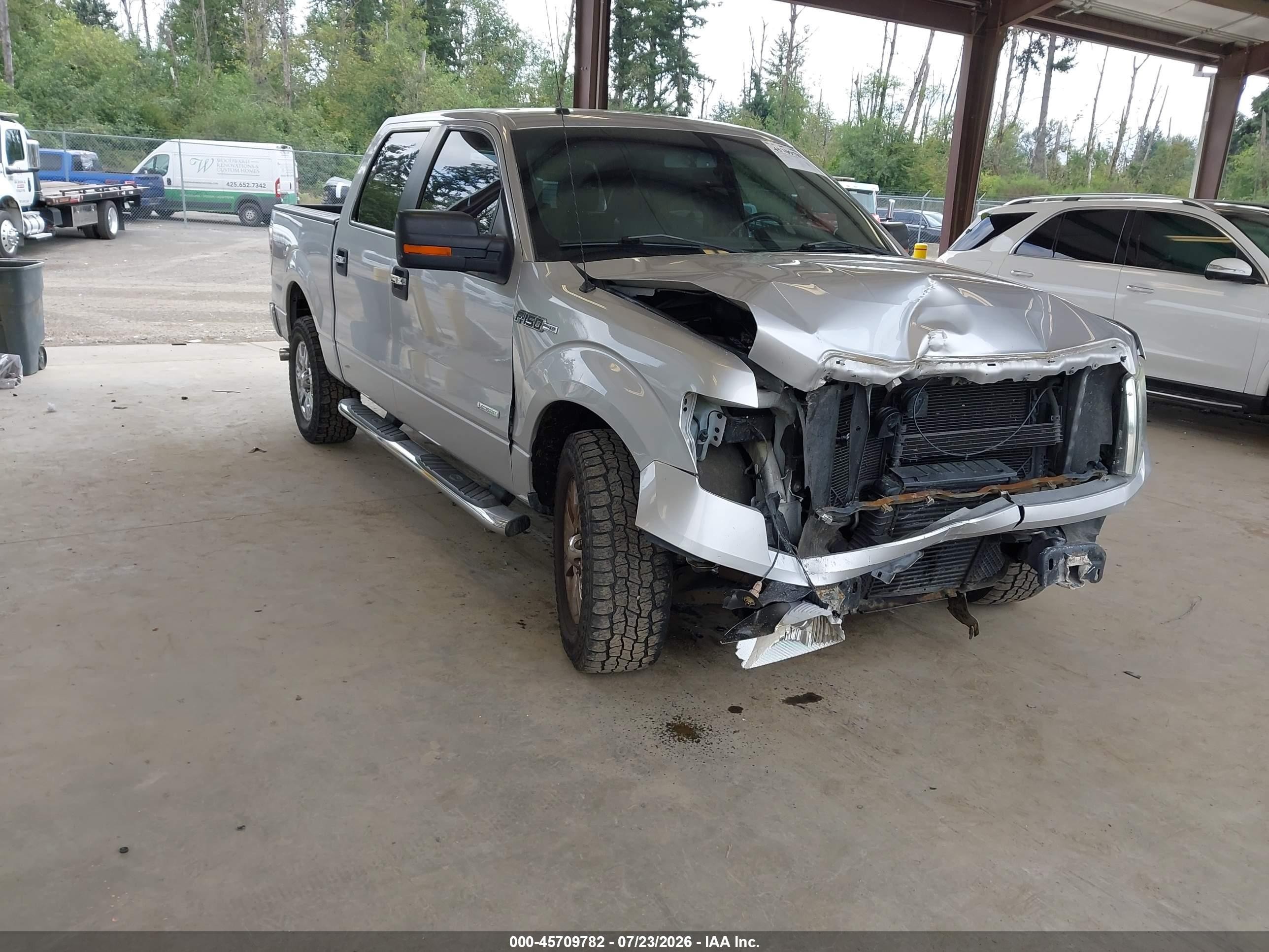 2012 Ford F-150 Xlt Silver vin: 1FTFW1ETXCFA05919