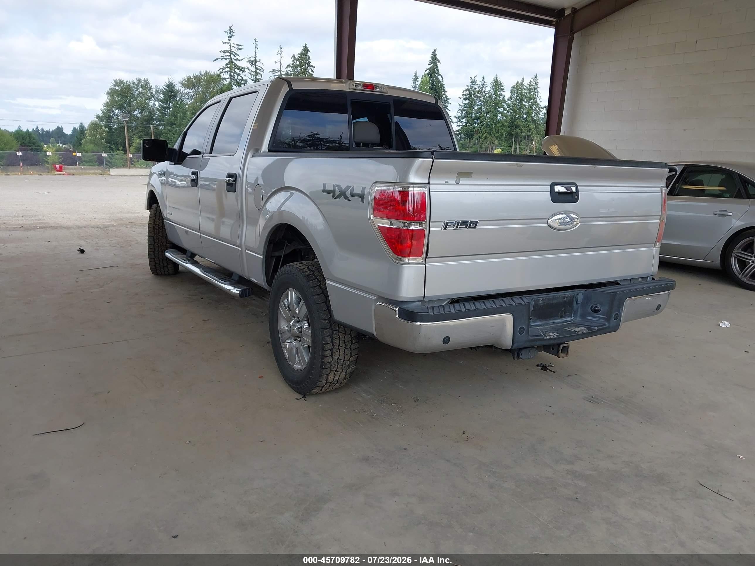 2012 Ford F-150 Xlt Silver vin: 1FTFW1ETXCFA05919