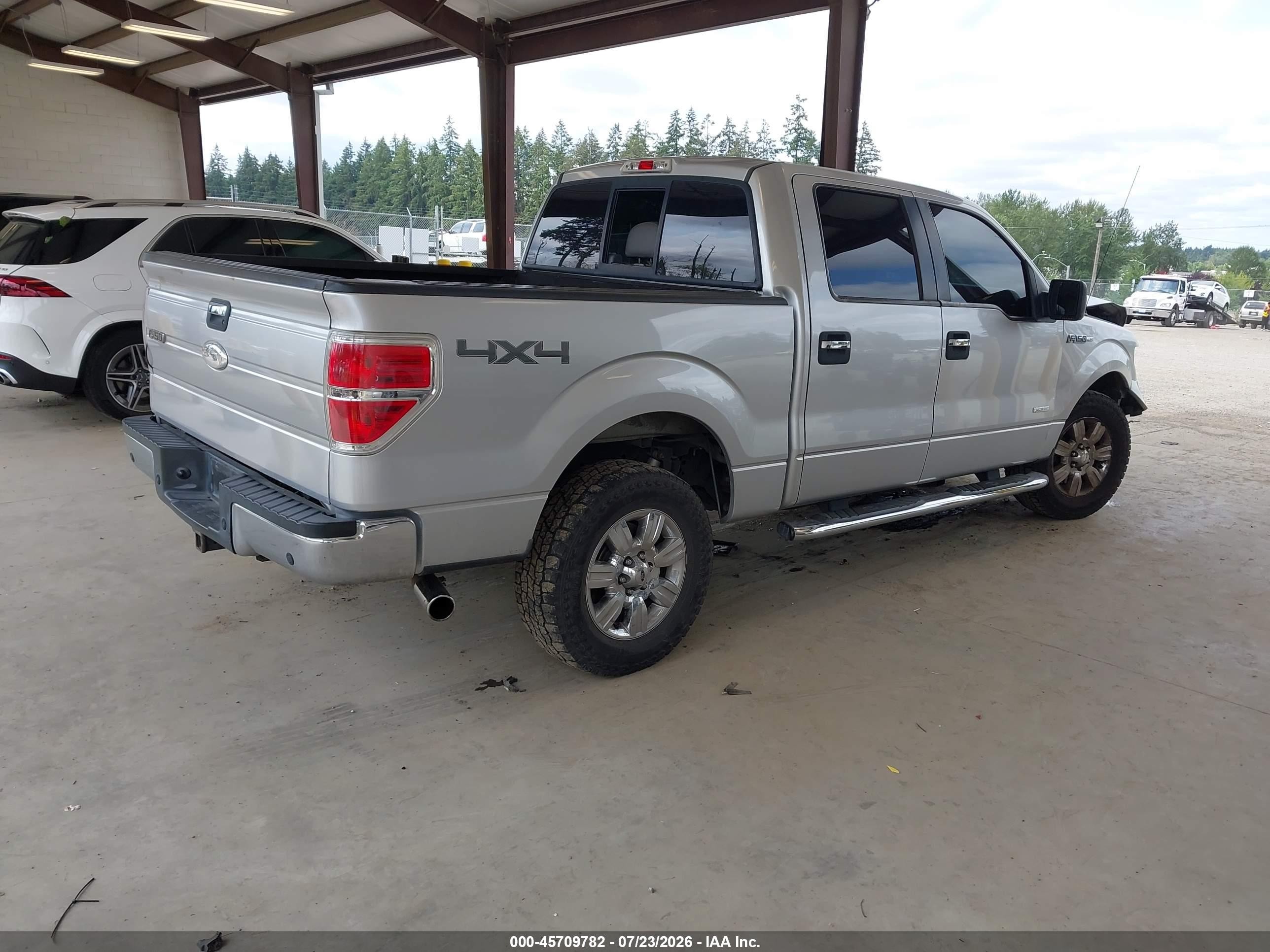 2012 Ford F-150 Xlt Silver vin: 1FTFW1ETXCFA05919