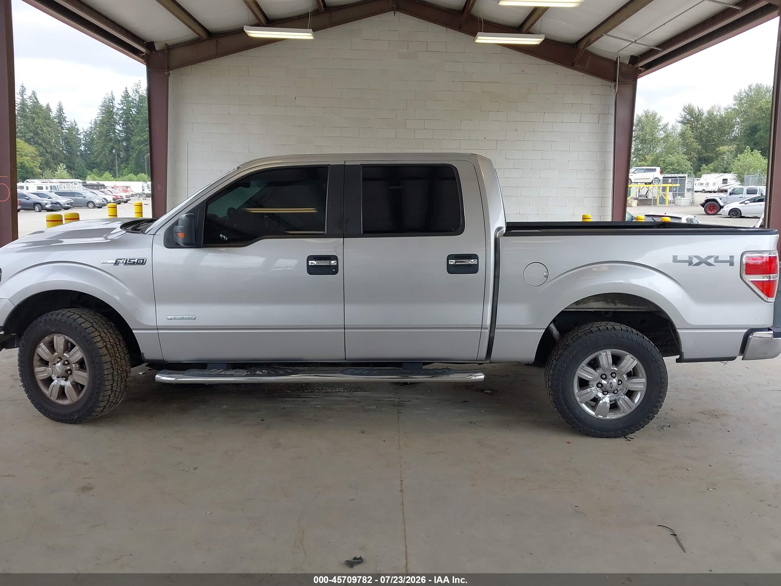 2012 Ford F-150 Xlt Silver vin: 1FTFW1ETXCFA05919