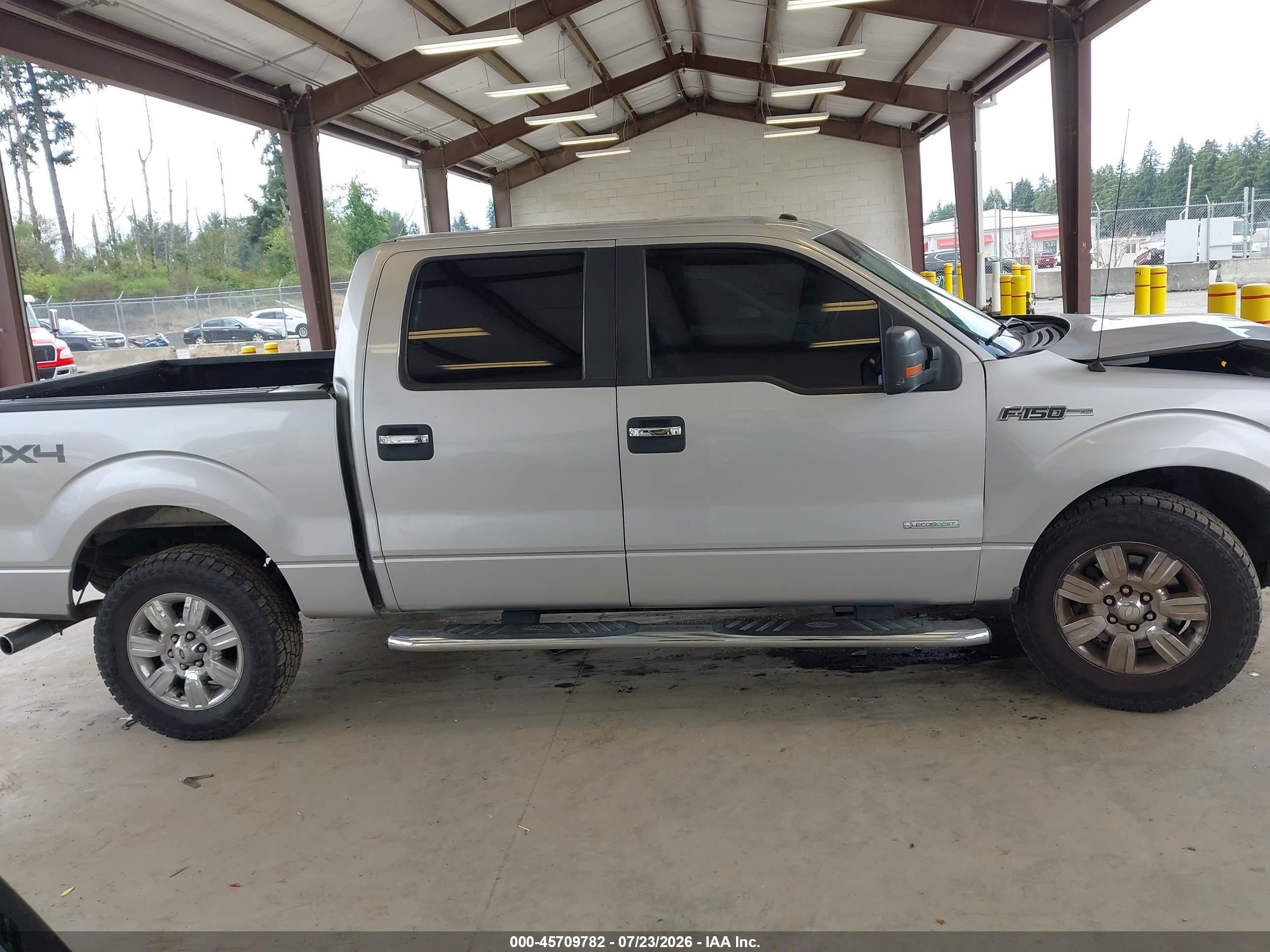 2012 Ford F-150 Xlt Silver vin: 1FTFW1ETXCFA05919