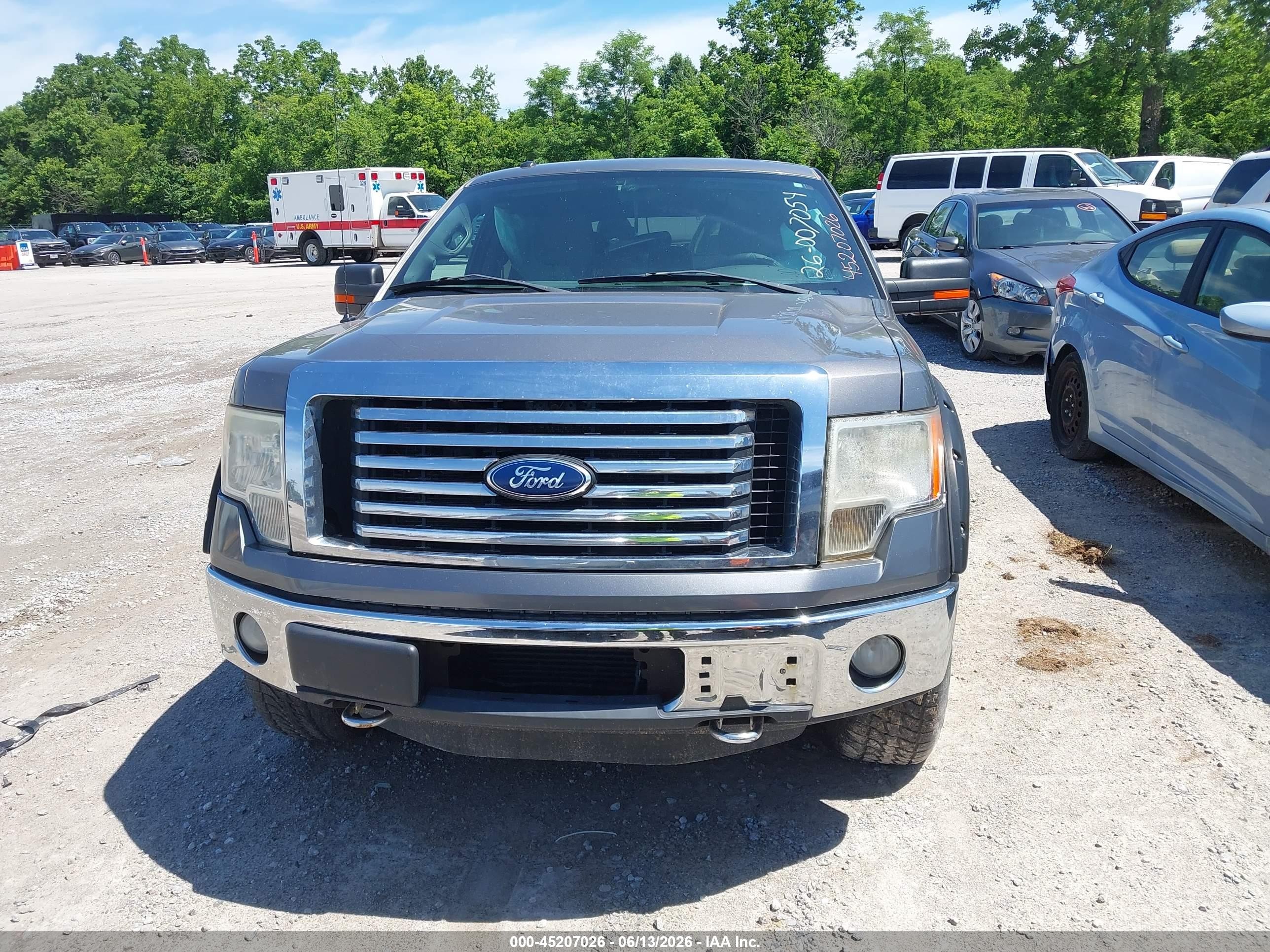2012 Ford F-150 Xlt Gray vin: 1FTFW1ETXCFA06942