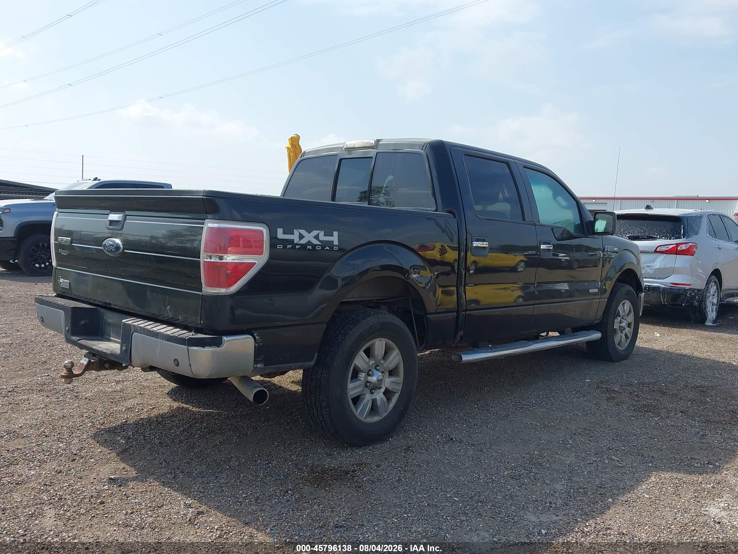 2012 Ford F-150 Xlt Black vin: 1FTFW1ETXCFA12210